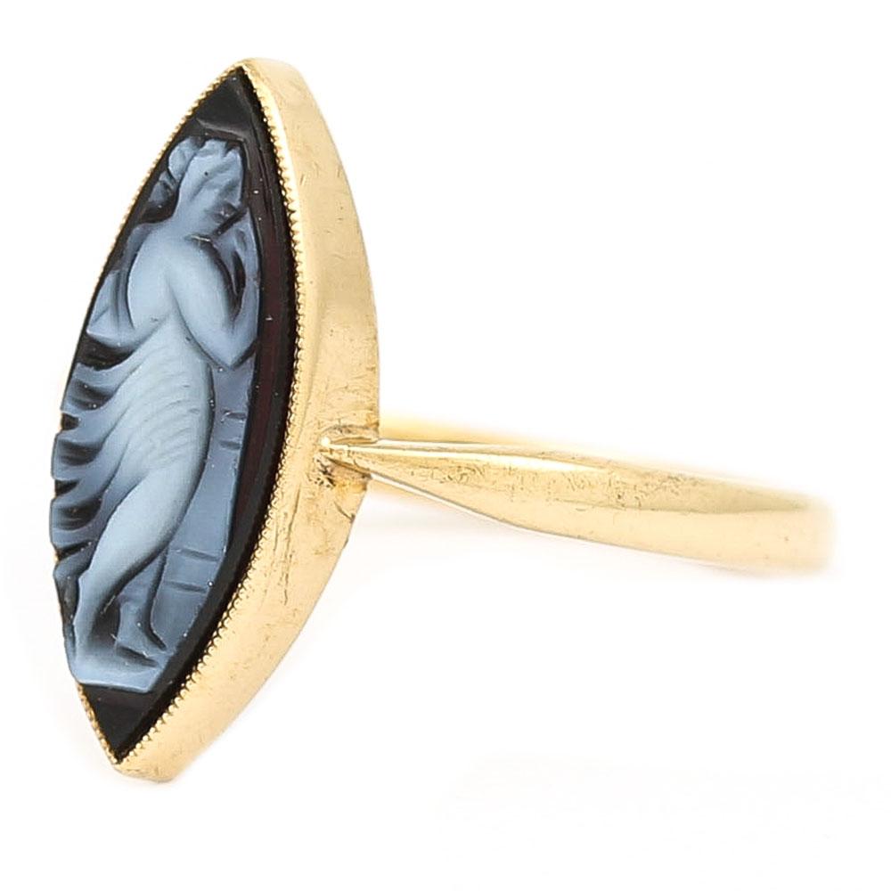 cameo rings gold