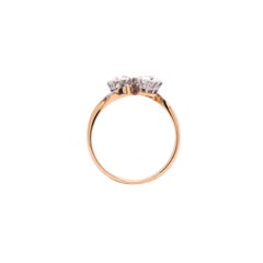 Early 20th Century 18ct Gold Diamond Toi Et Moi Ring