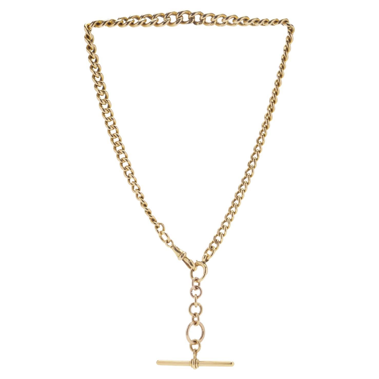 18k yellow gold  ALBERT chain