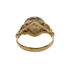 Early 20th Century 1910-1915  0.30ct Rose Cut Diamonds in 18k Gold Ring