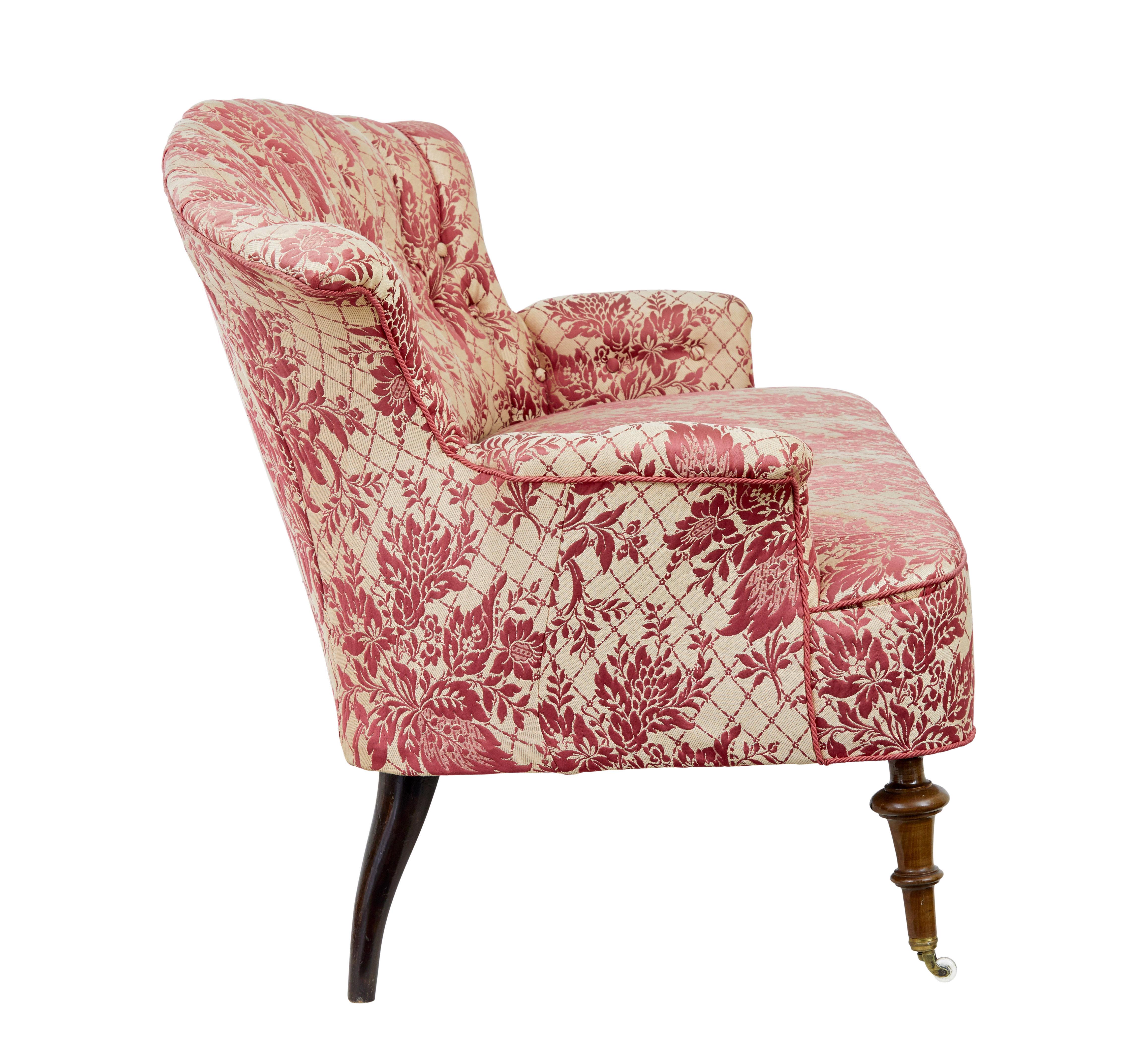 Swedish Early 20th century 3 piece upholstered salon suite For Sale