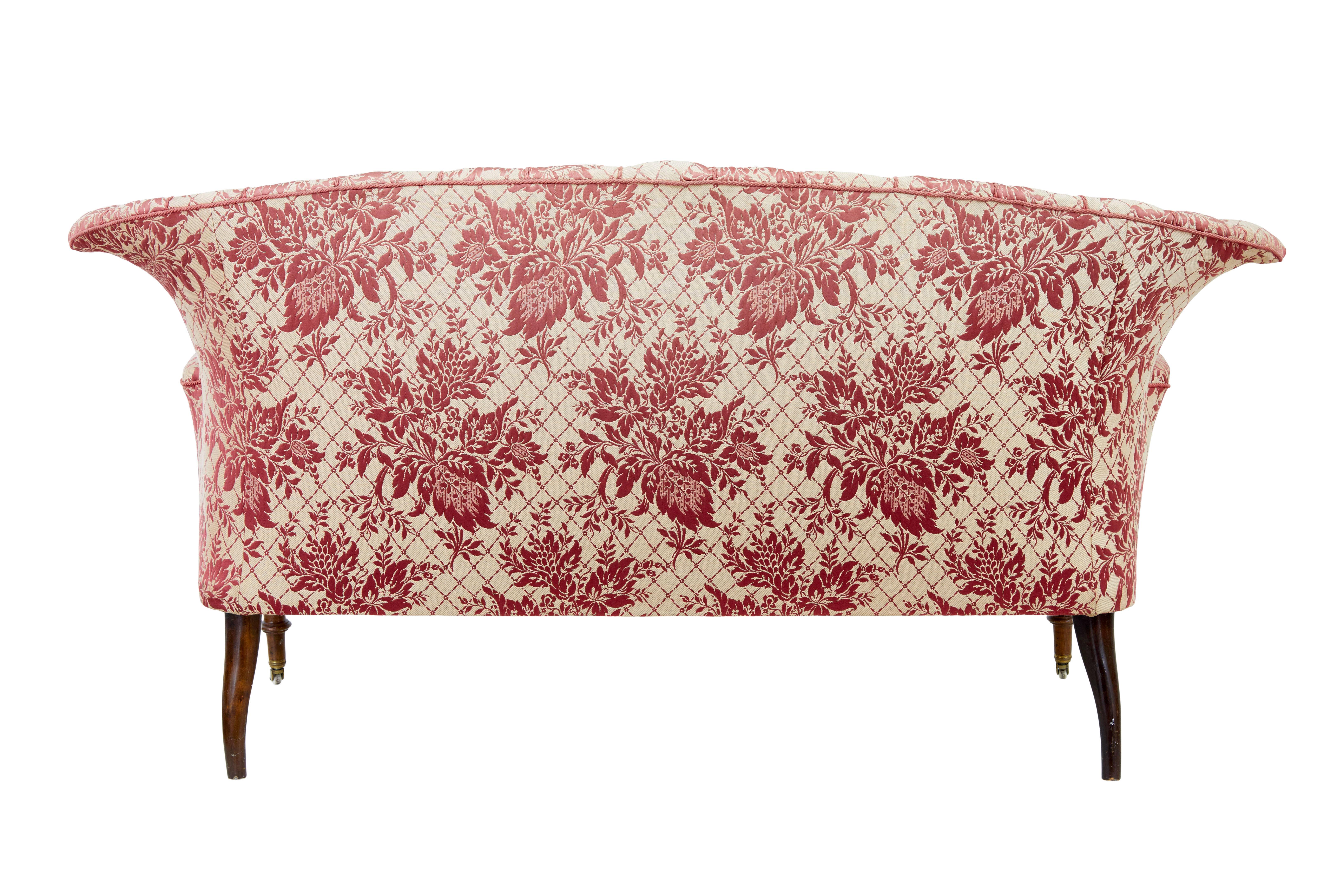 Hand-Carved Early 20th century 3 piece upholstered salon suite For Sale