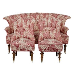 Early 20th Century 3-Piece Upholstered Salon Suite