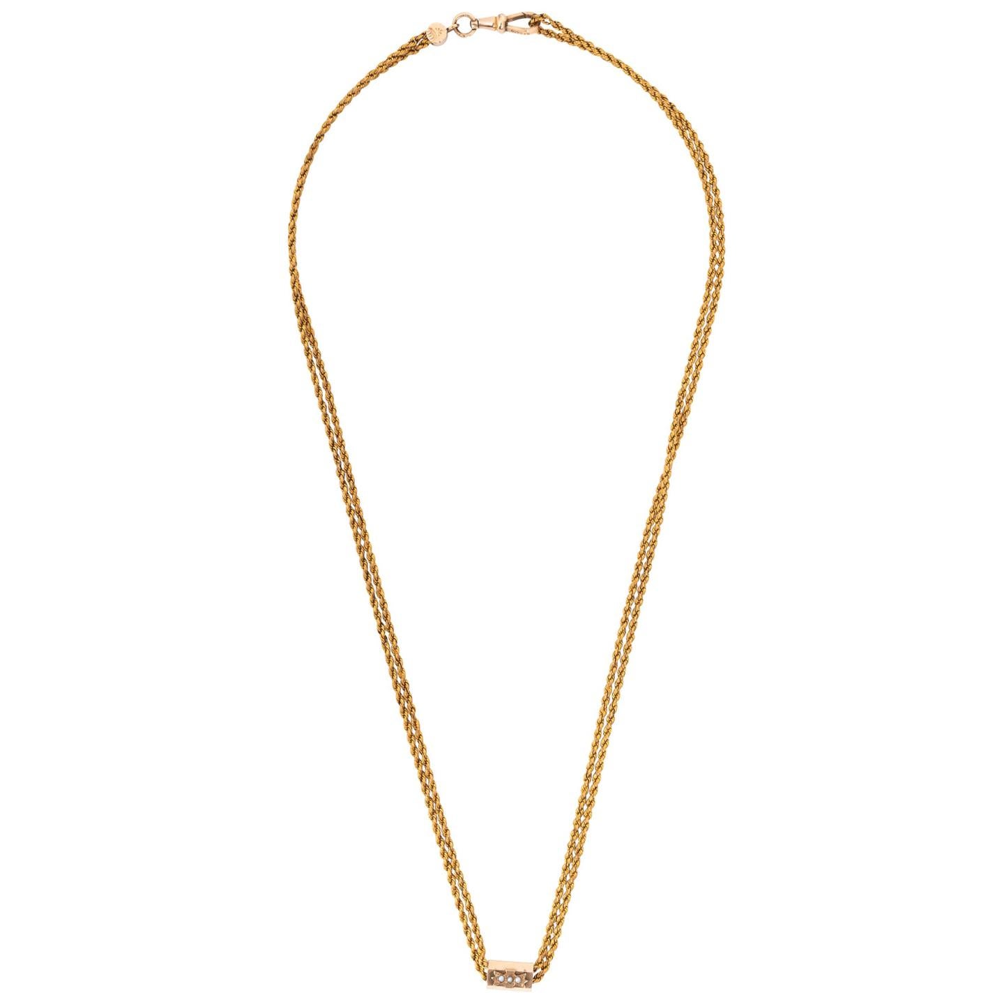 Early 20th Century 52.00 Inch Watch Chain