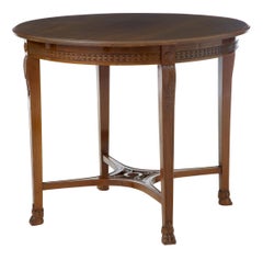 Suite de 8 pièces en acajou sculpté de style néo-empire, début du 20e siècle