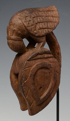 Early 20th Century, A Pair of Burmese Wooden Textile Tools in the Form of Bird