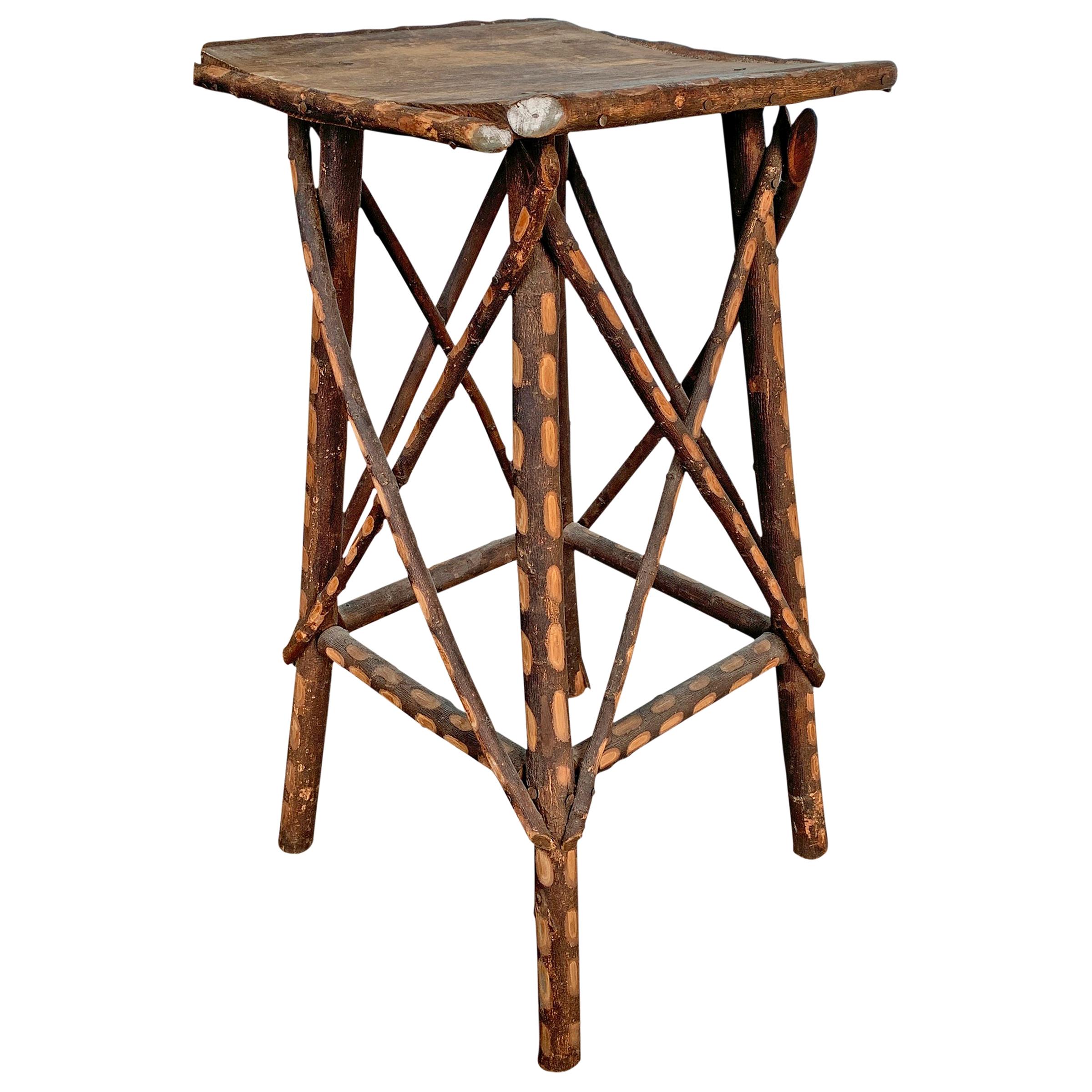 Early 20th Century Adirondack-Style Twig Table