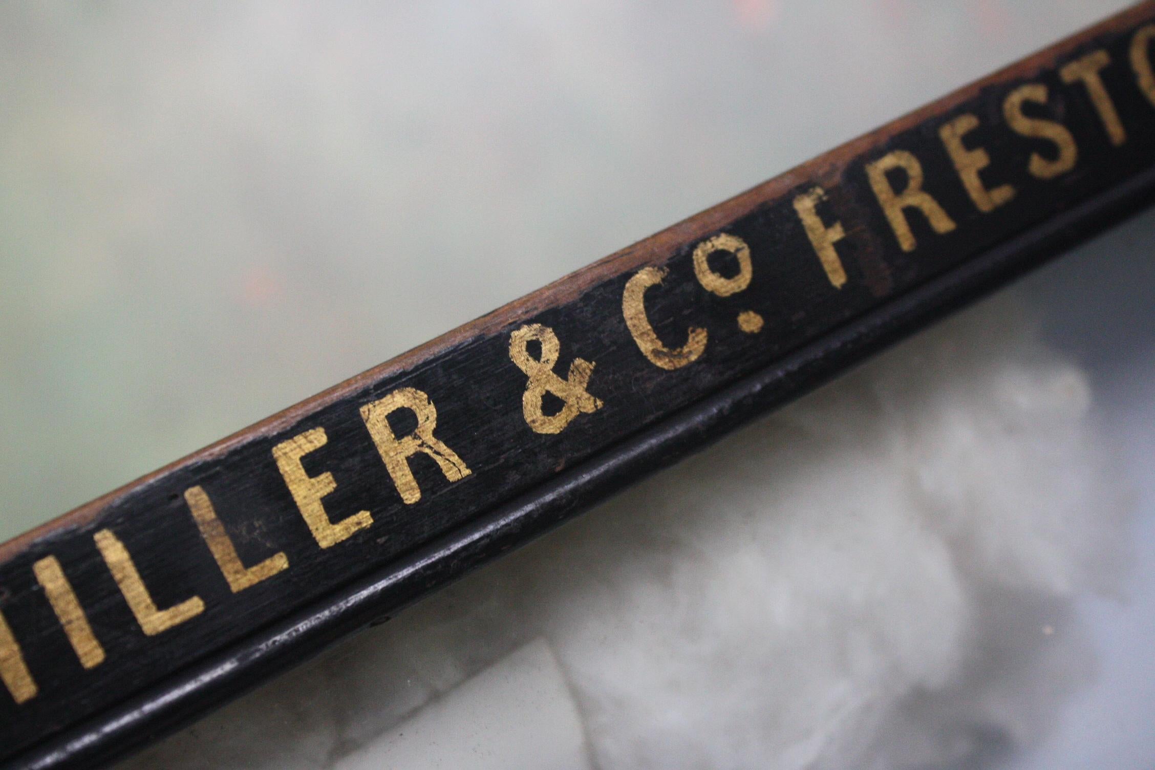 Early 20th Century Advertising Cotton Trade Sampler Case Horrockses Miller & Co. 1