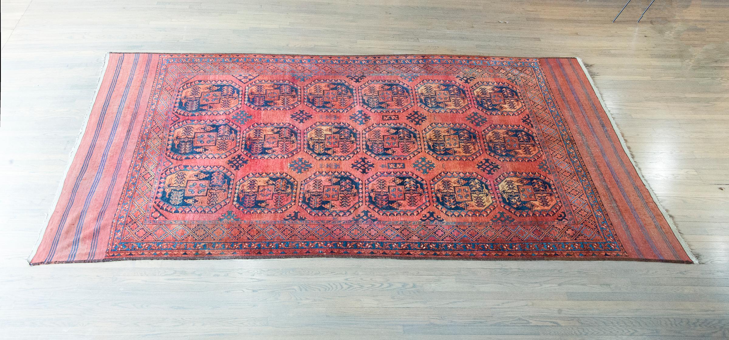 Afghanischer Ersari-Teppich aus dem frühen 20. im Angebot 8