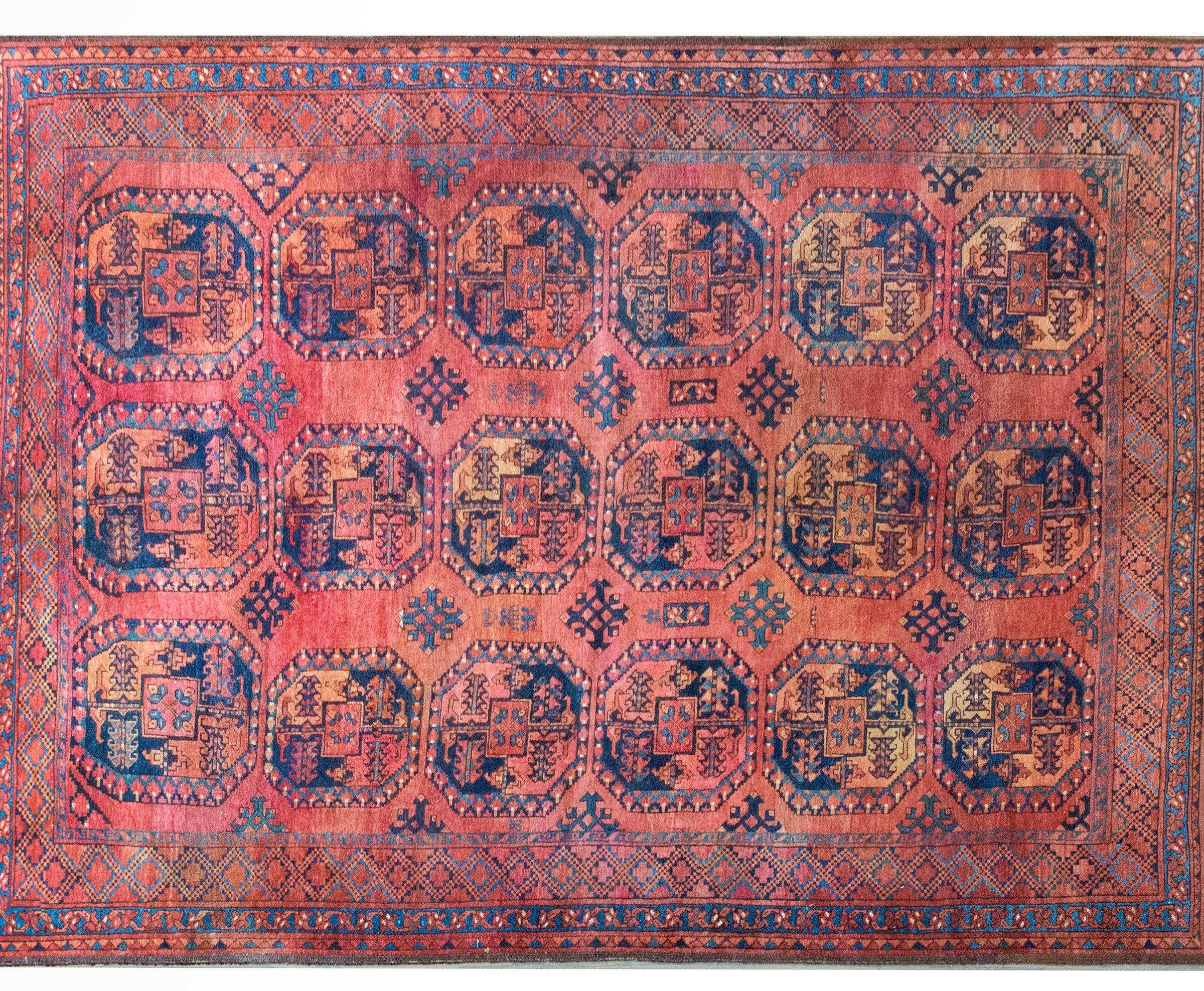 Afghanischer Ersari-Teppich aus dem frühen 20. (Stammeskunst) im Angebot