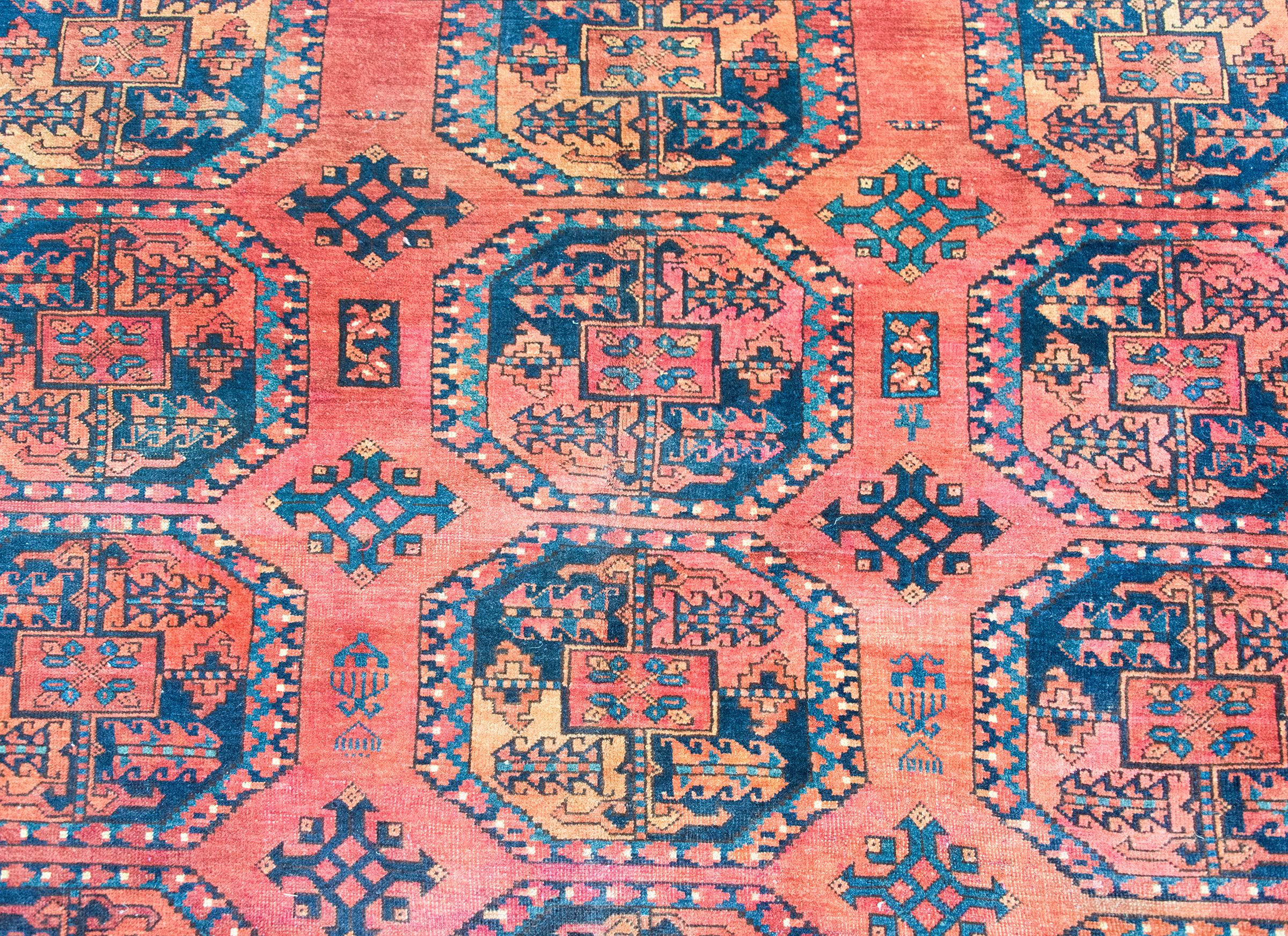 Afghanischer Ersari-Teppich aus dem frühen 20. im Angebot 2