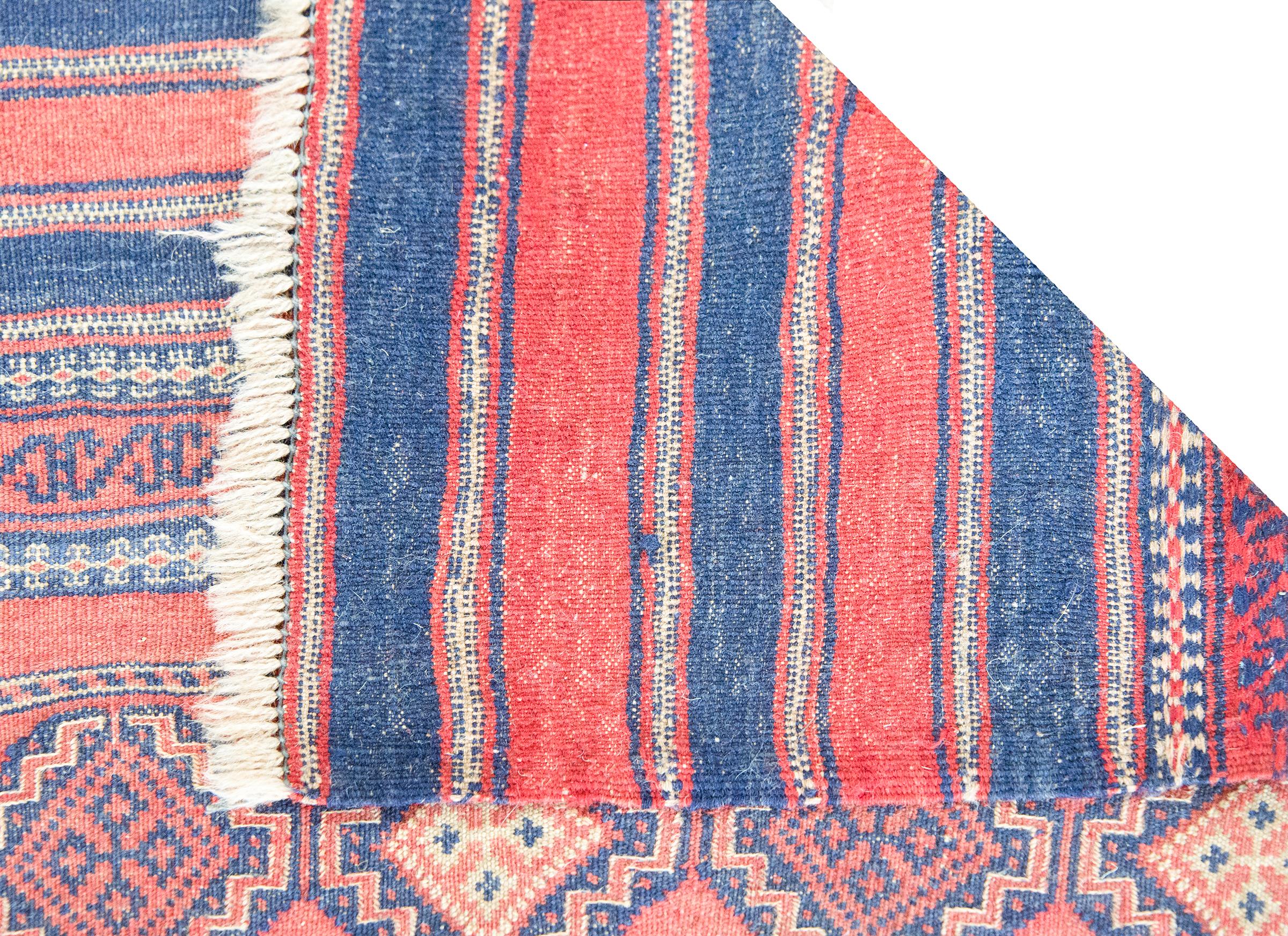 Afghanischer Sumac-Teppich aus dem frühen 20. im Angebot 8