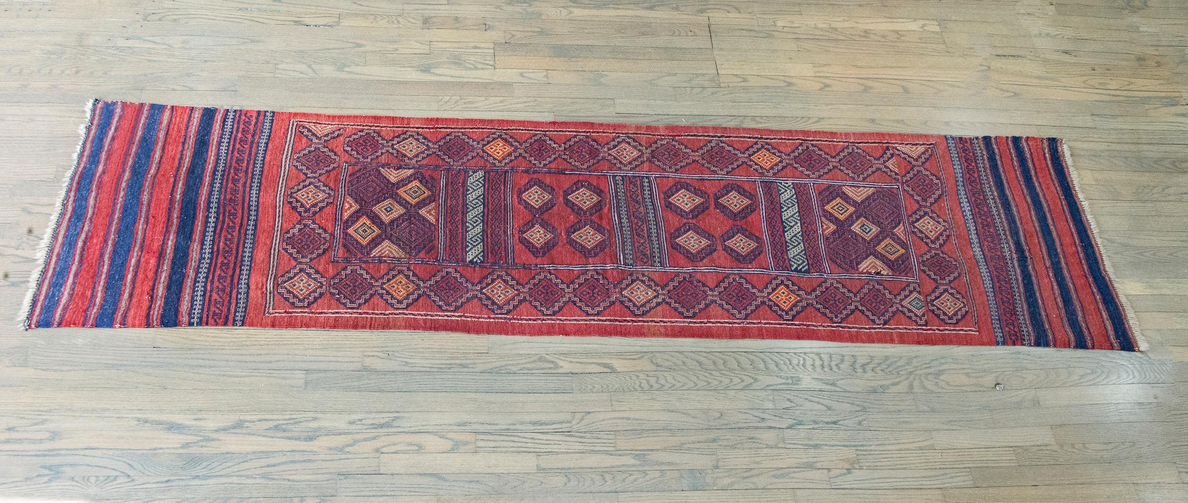 Afghanischer Sumac-Teppich aus dem frühen 20. im Angebot 9