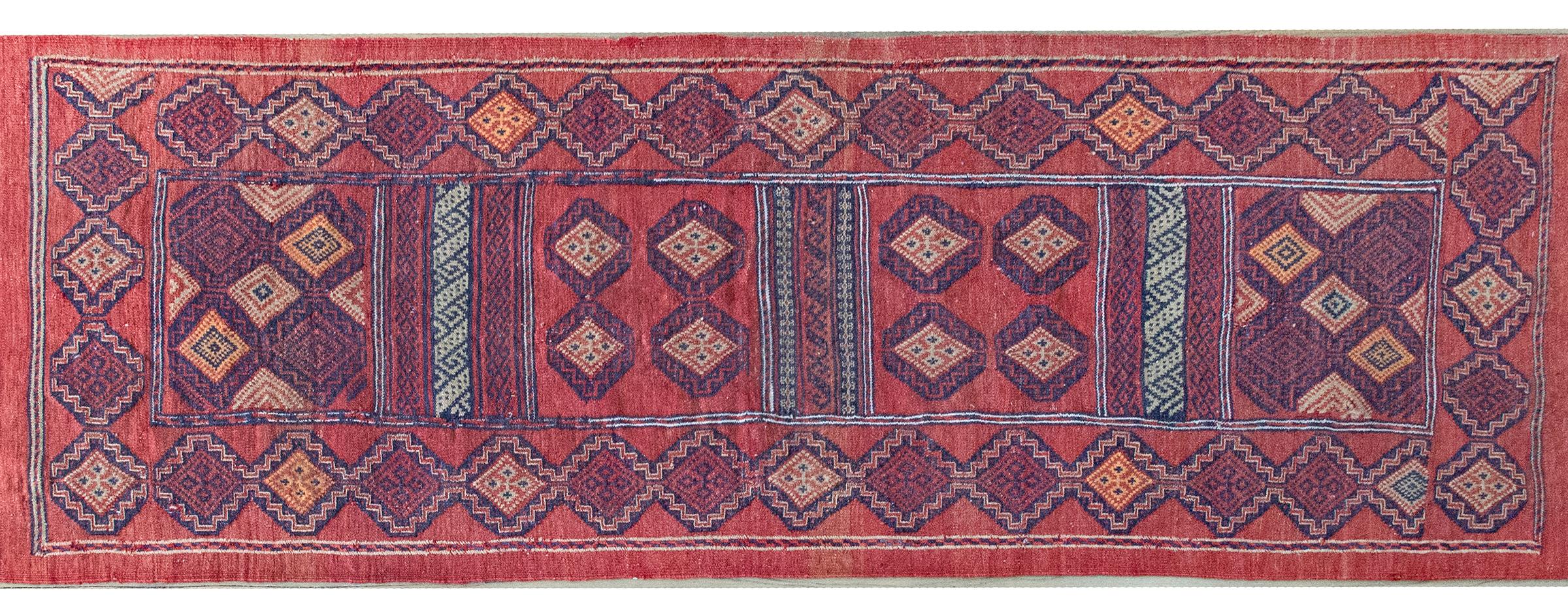 Afghanischer Sumac-Teppich aus dem frühen 20. (Stammeskunst) im Angebot