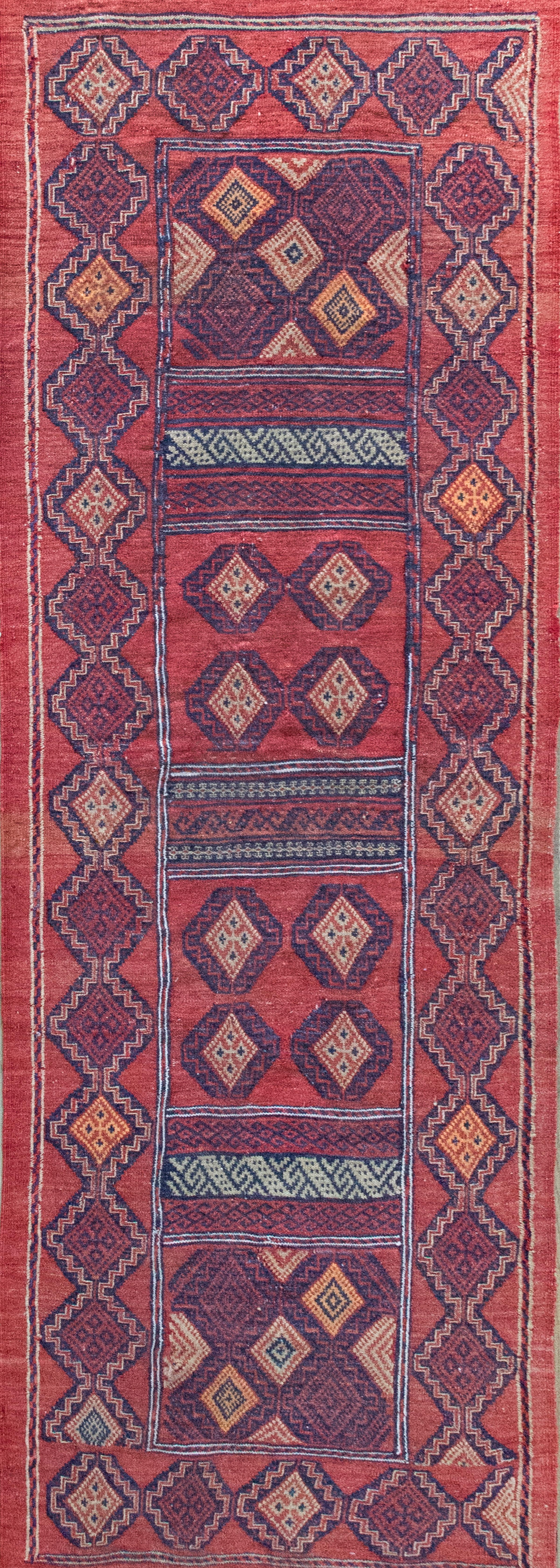 Afghanischer Sumac-Teppich aus dem frühen 20. (Wolle) im Angebot