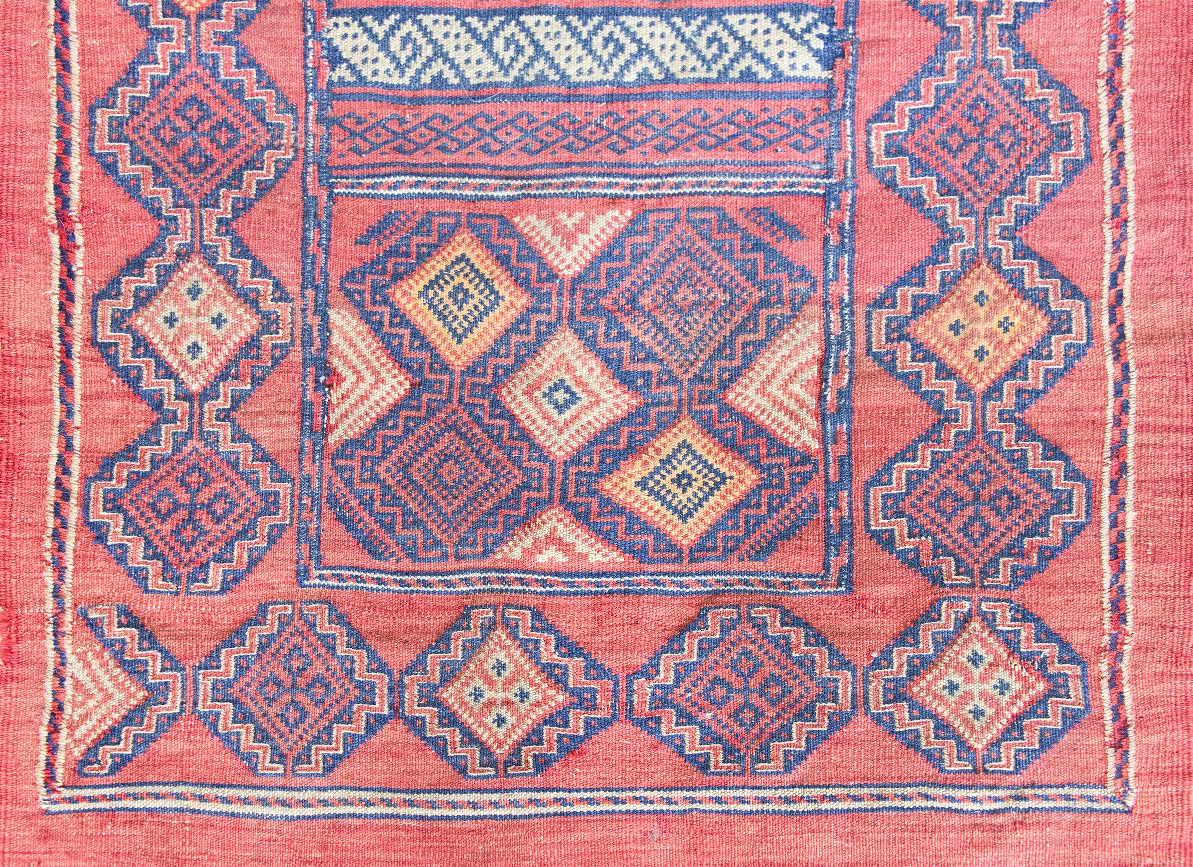 Afghanischer Sumac-Teppich aus dem frühen 20. im Angebot 1