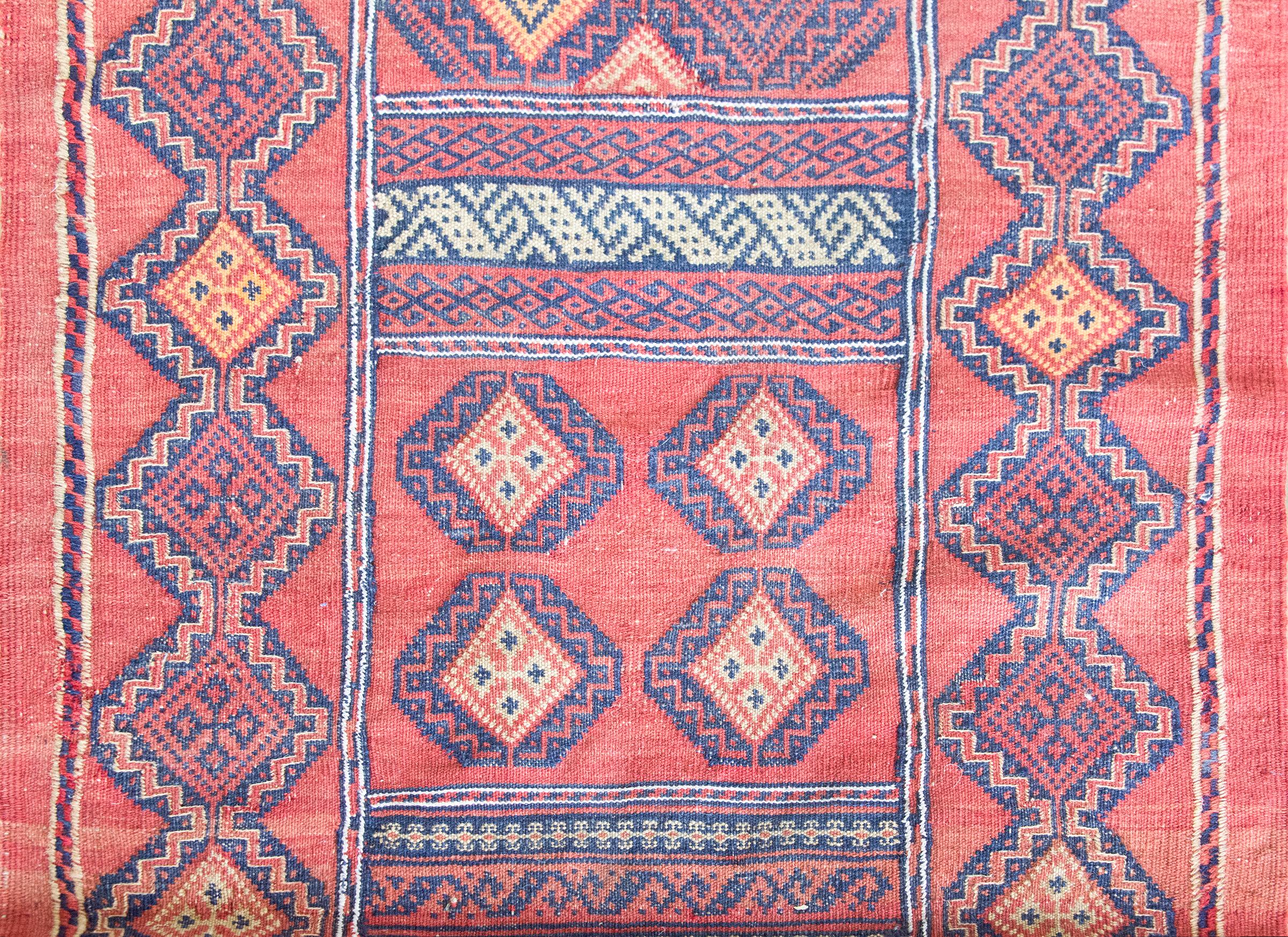 Afghanischer Sumac-Teppich aus dem frühen 20. im Angebot 2