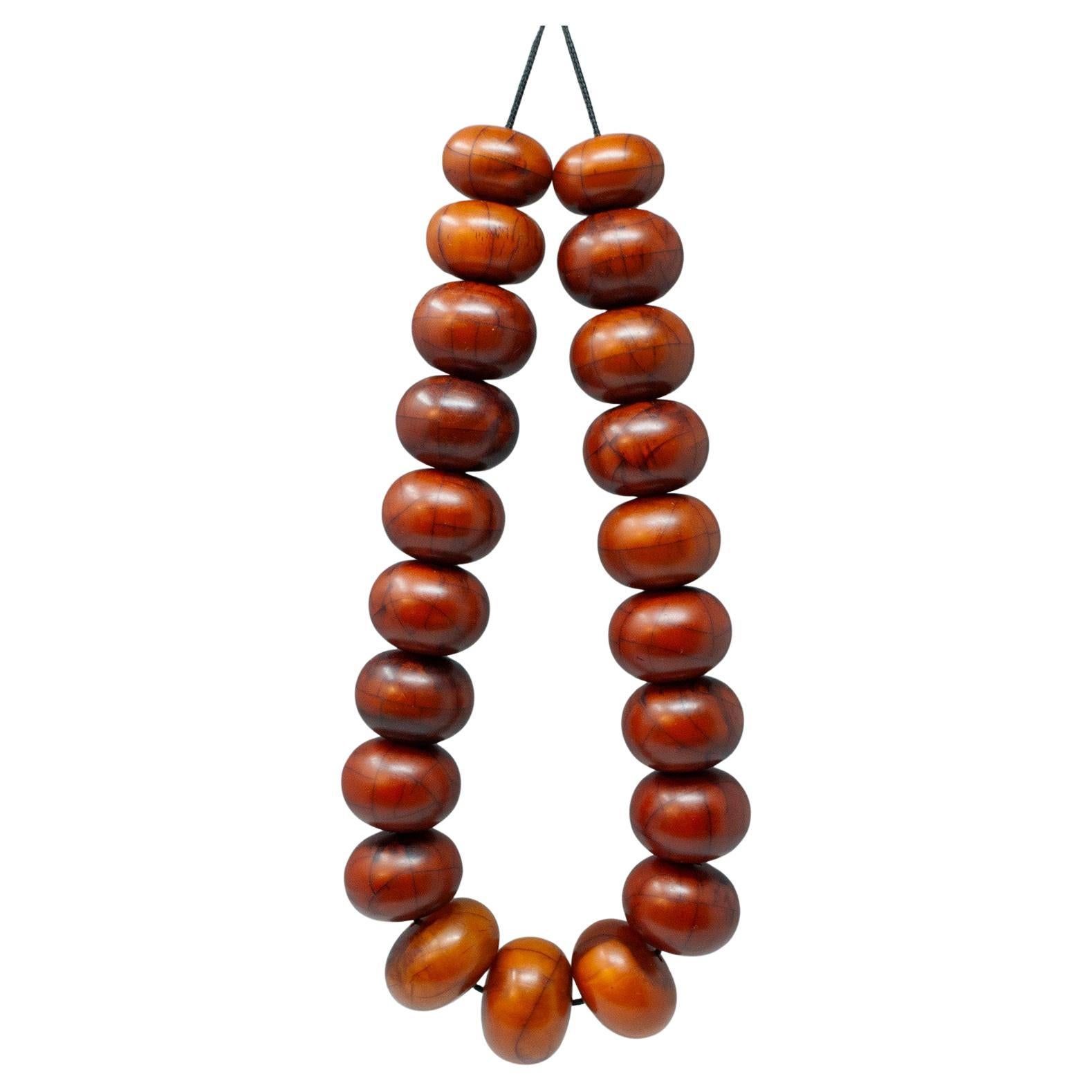 Early 20th Century African 'Phenolic Resin' Strand of Beads For Sale