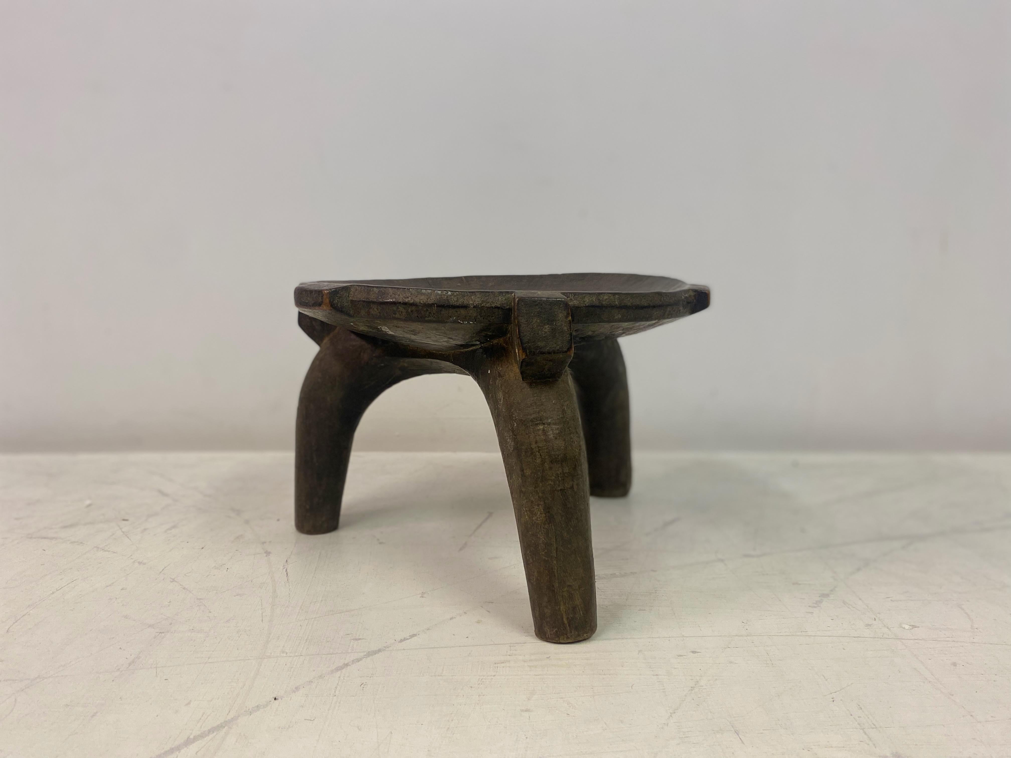 Rustic Early 20th Century, African Tripod Stool