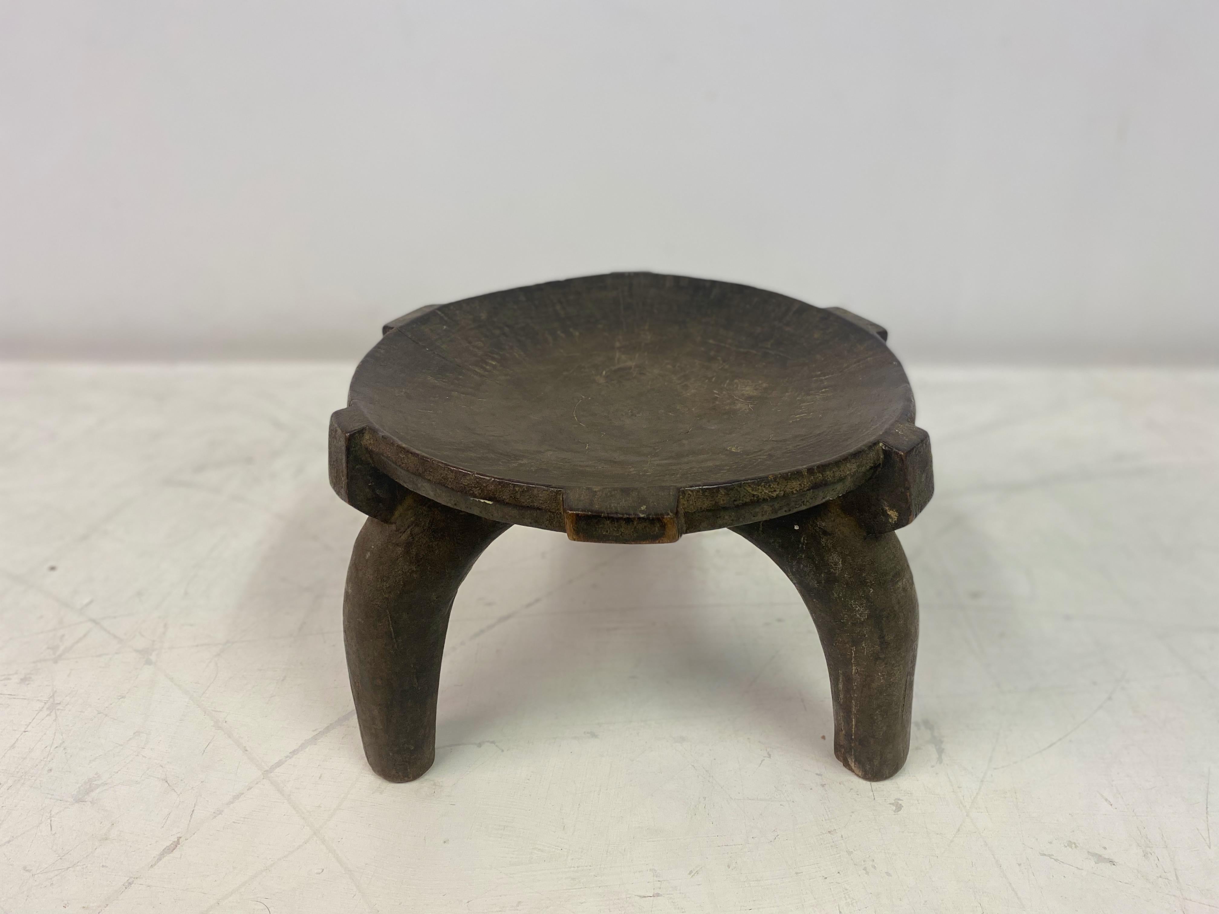 Wood Early 20th Century, African Tripod Stool