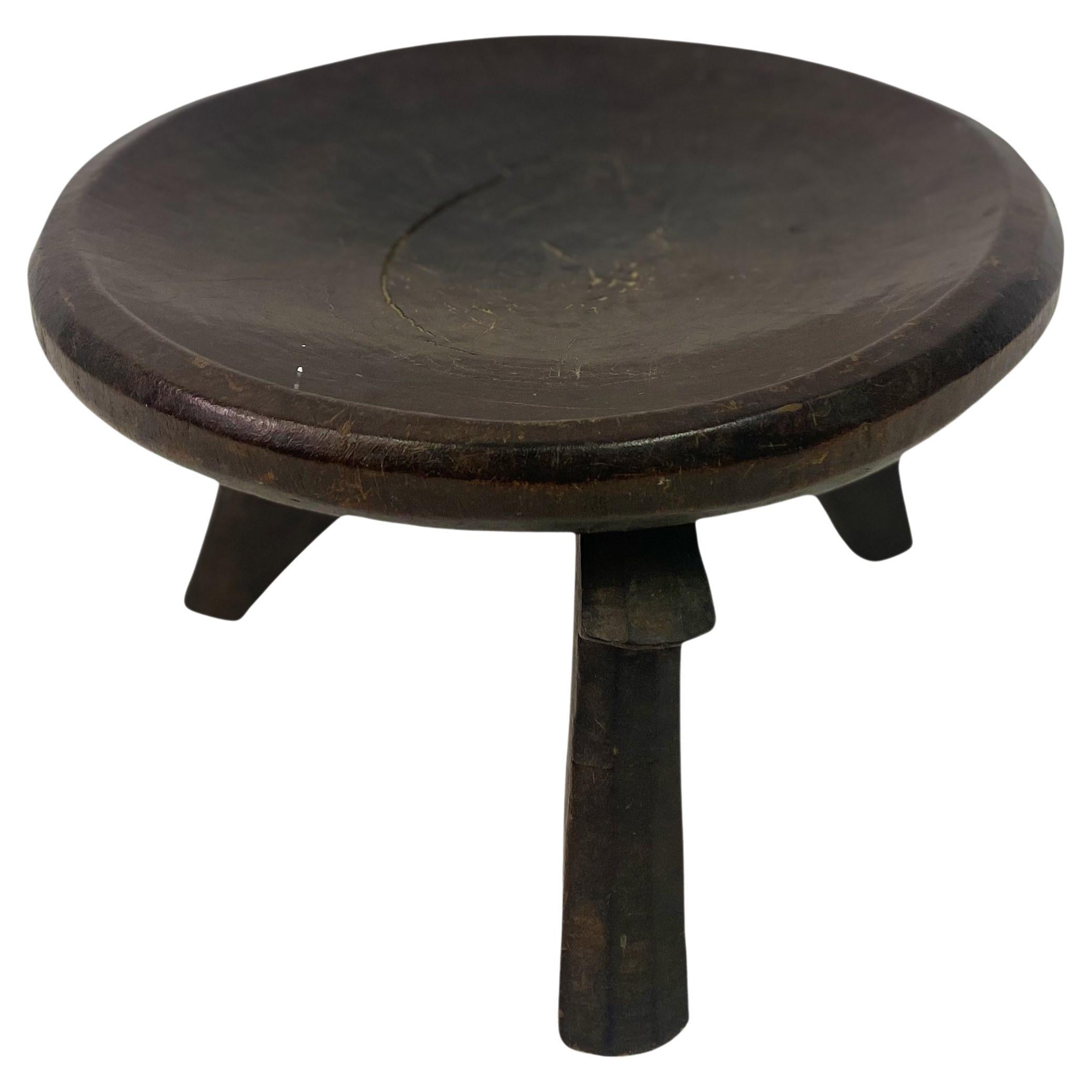 Early 20th Century African Tripod Stool