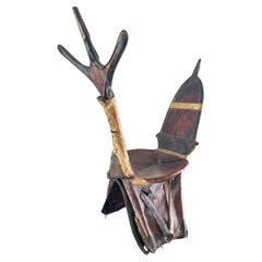 Early 20th Century African Tuareg Leather Camel Saddle