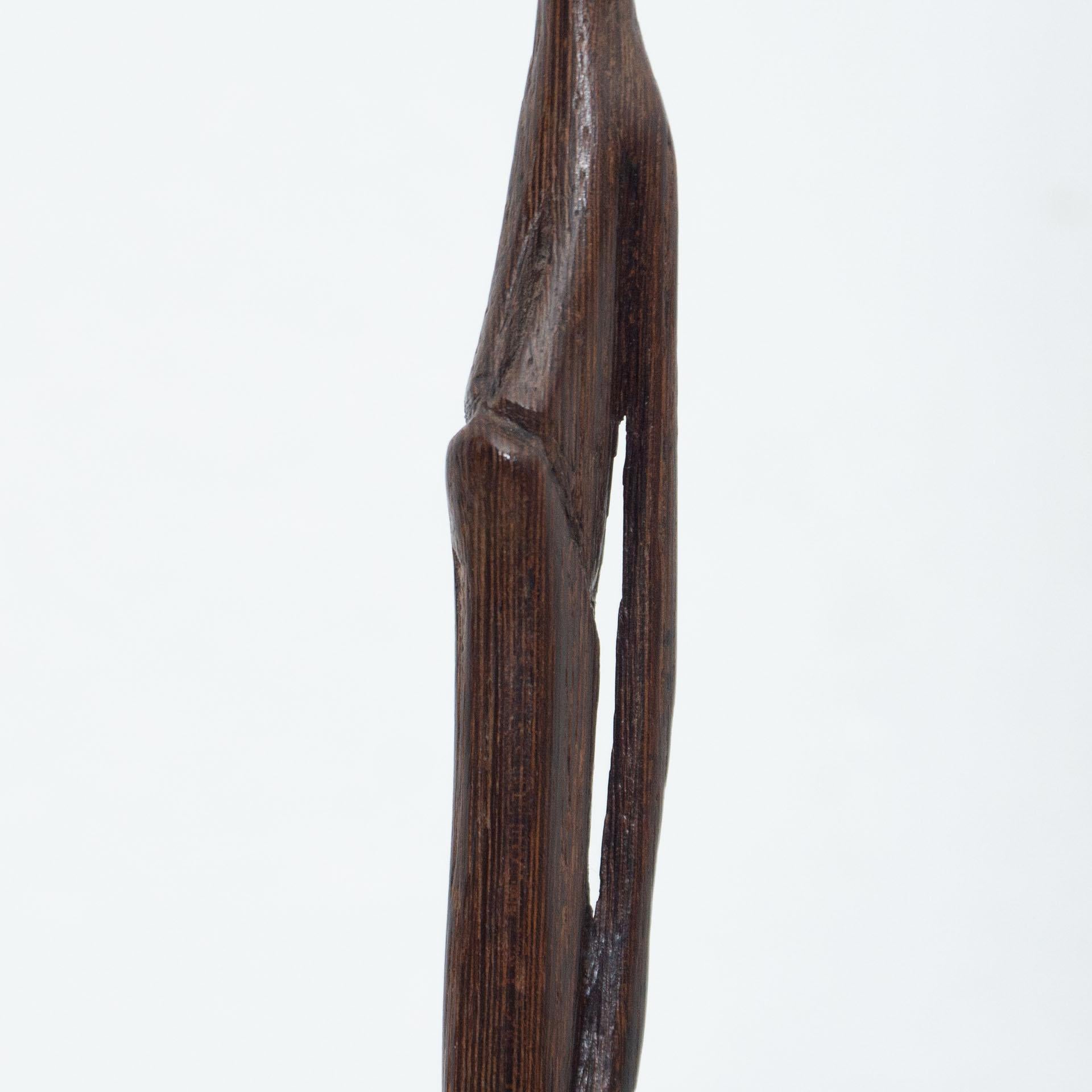 Early 20th Century African Wood Figurative Sculpture 3