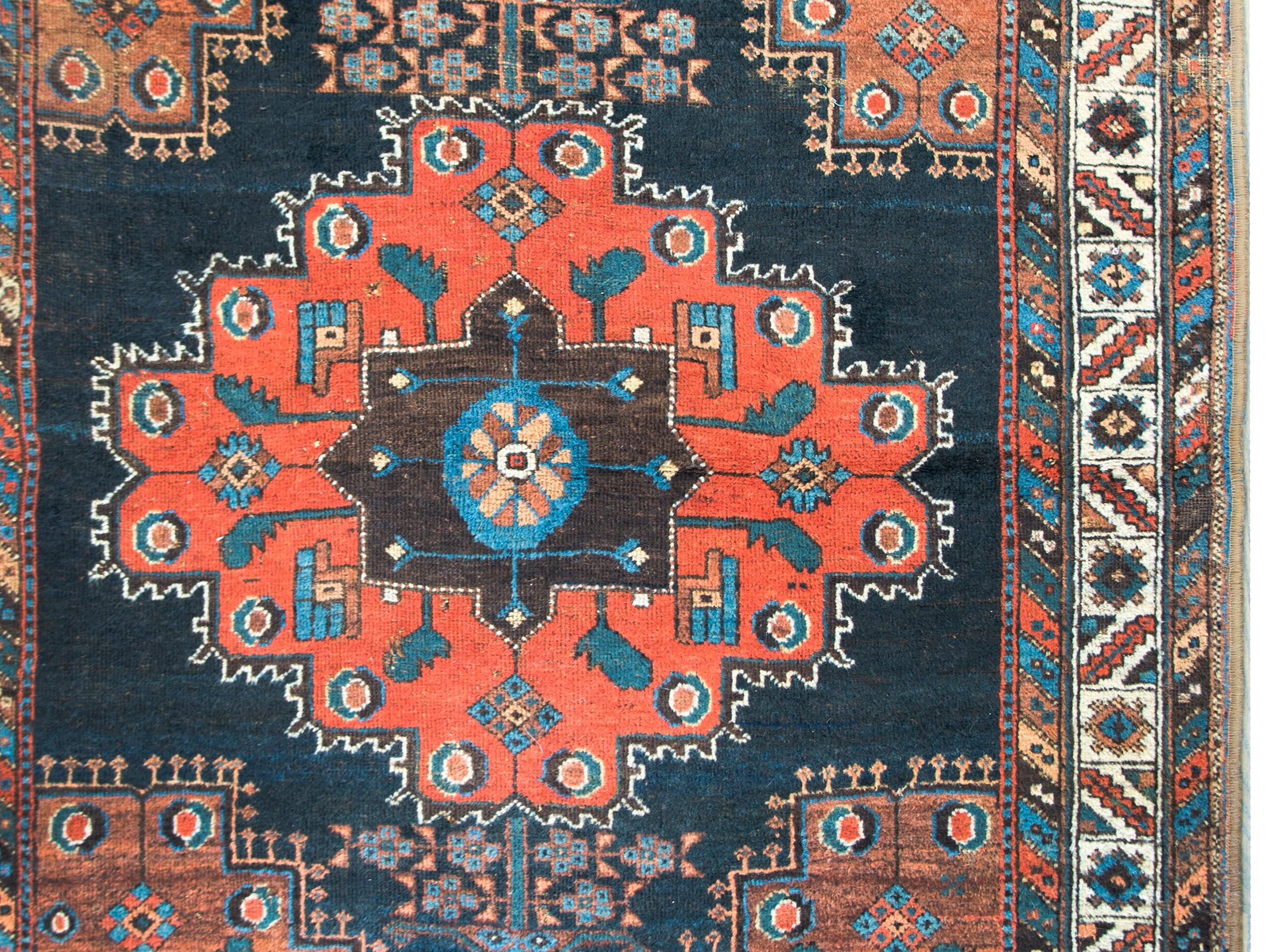 Early 20th Century Afshar Rug For Sale 2