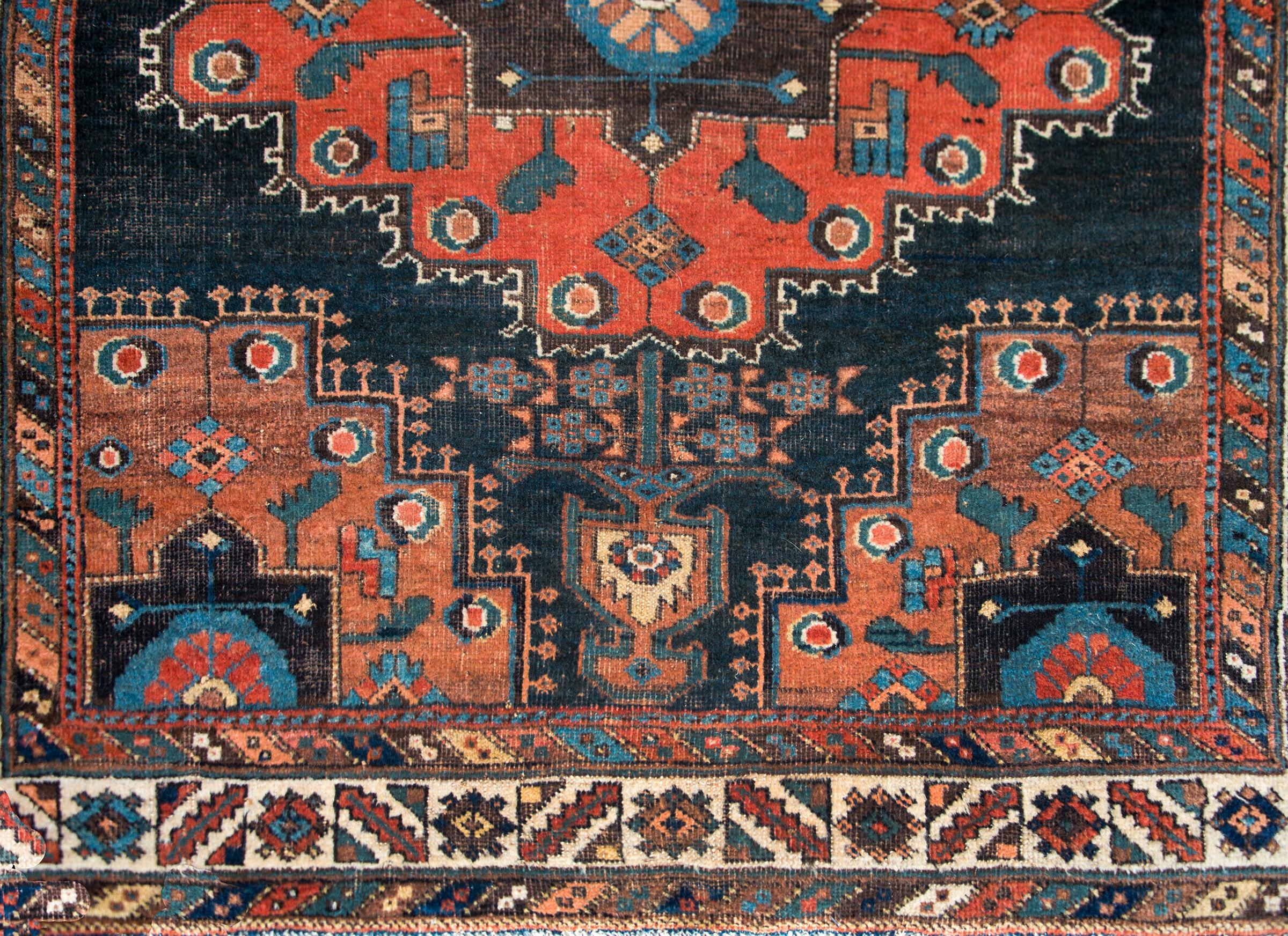 Early 20th Century Afshar Rug For Sale 3