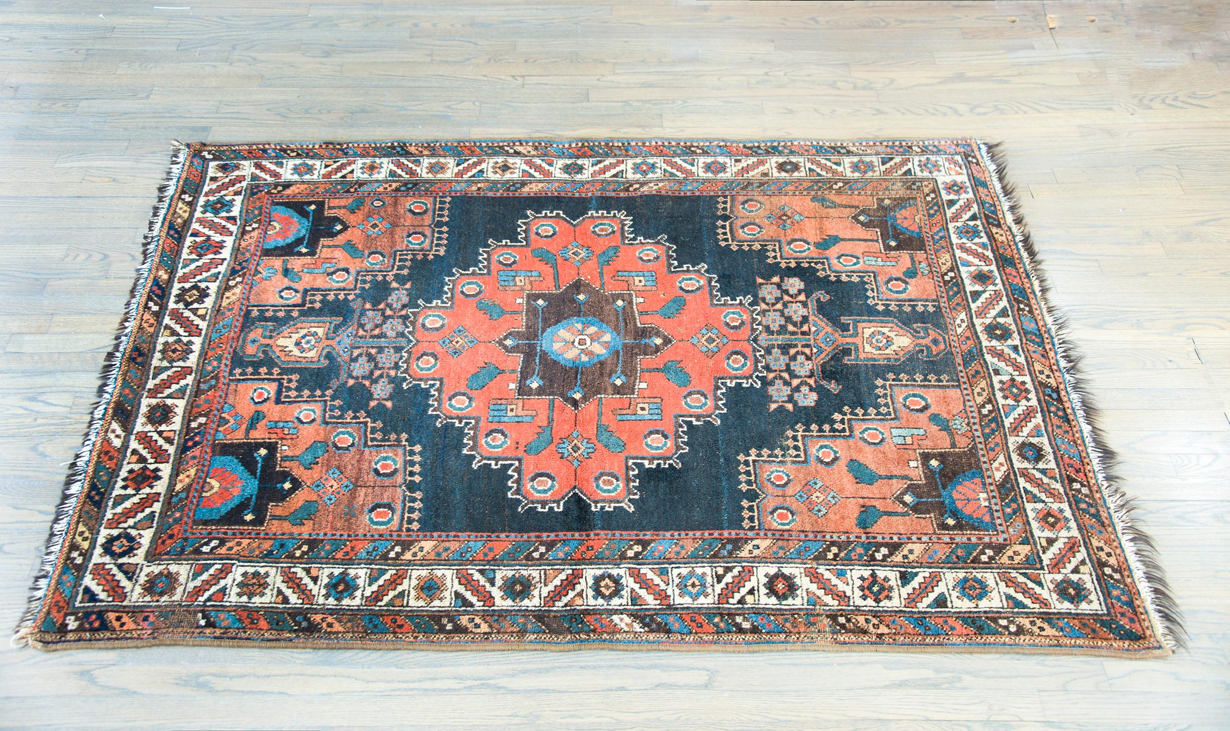 Early 20th Century Afshar Rug For Sale 6