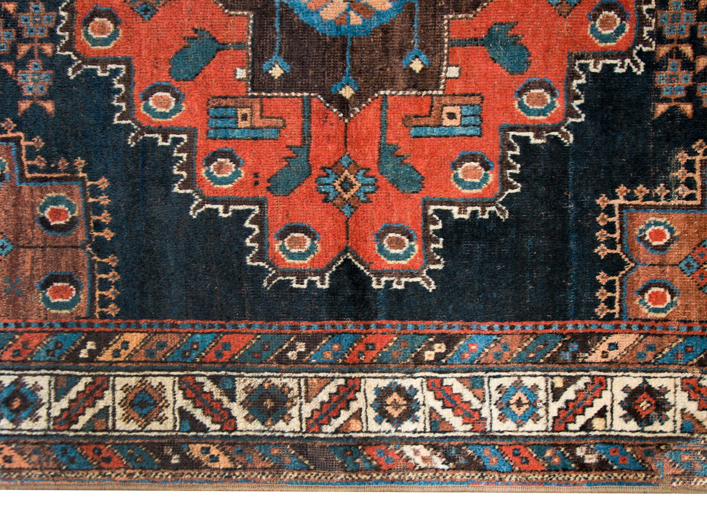 Persian Early 20th Century Afshar Rug For Sale