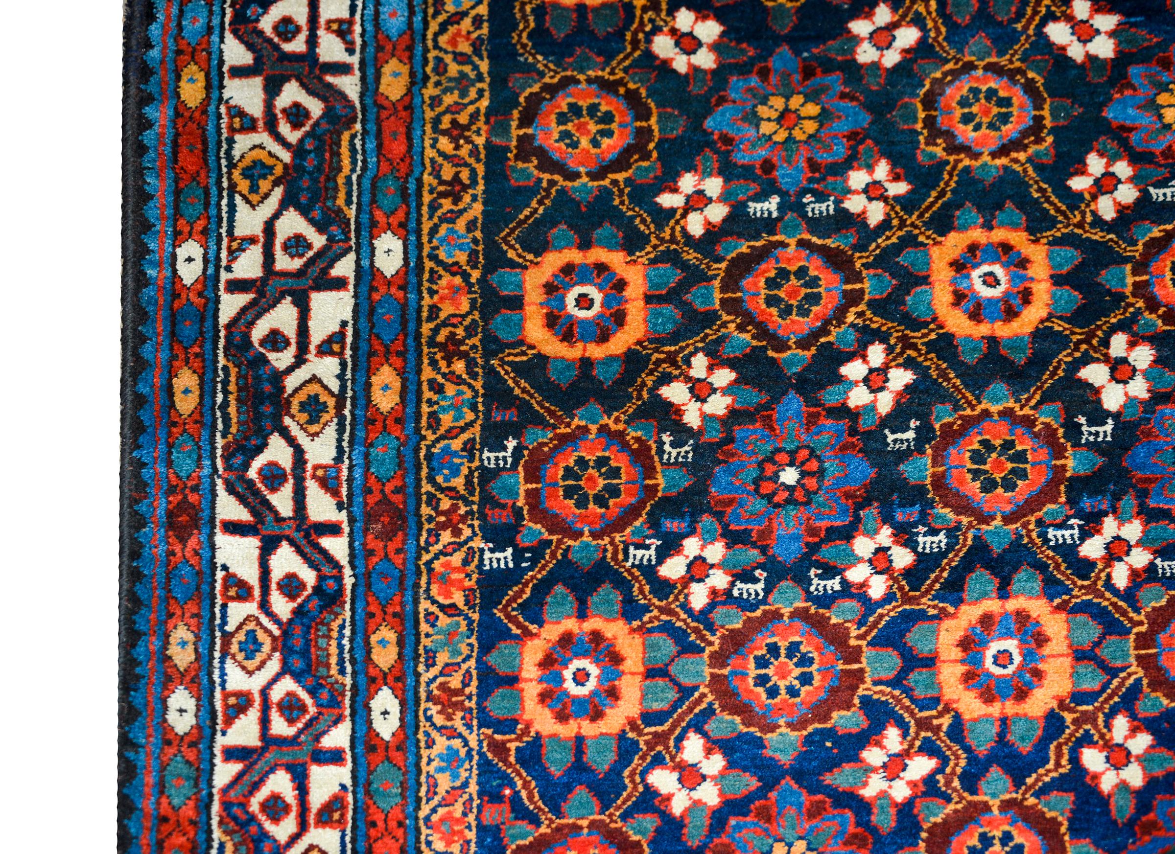 Mid-20th Century Early 20th Century Afshar Rug For Sale