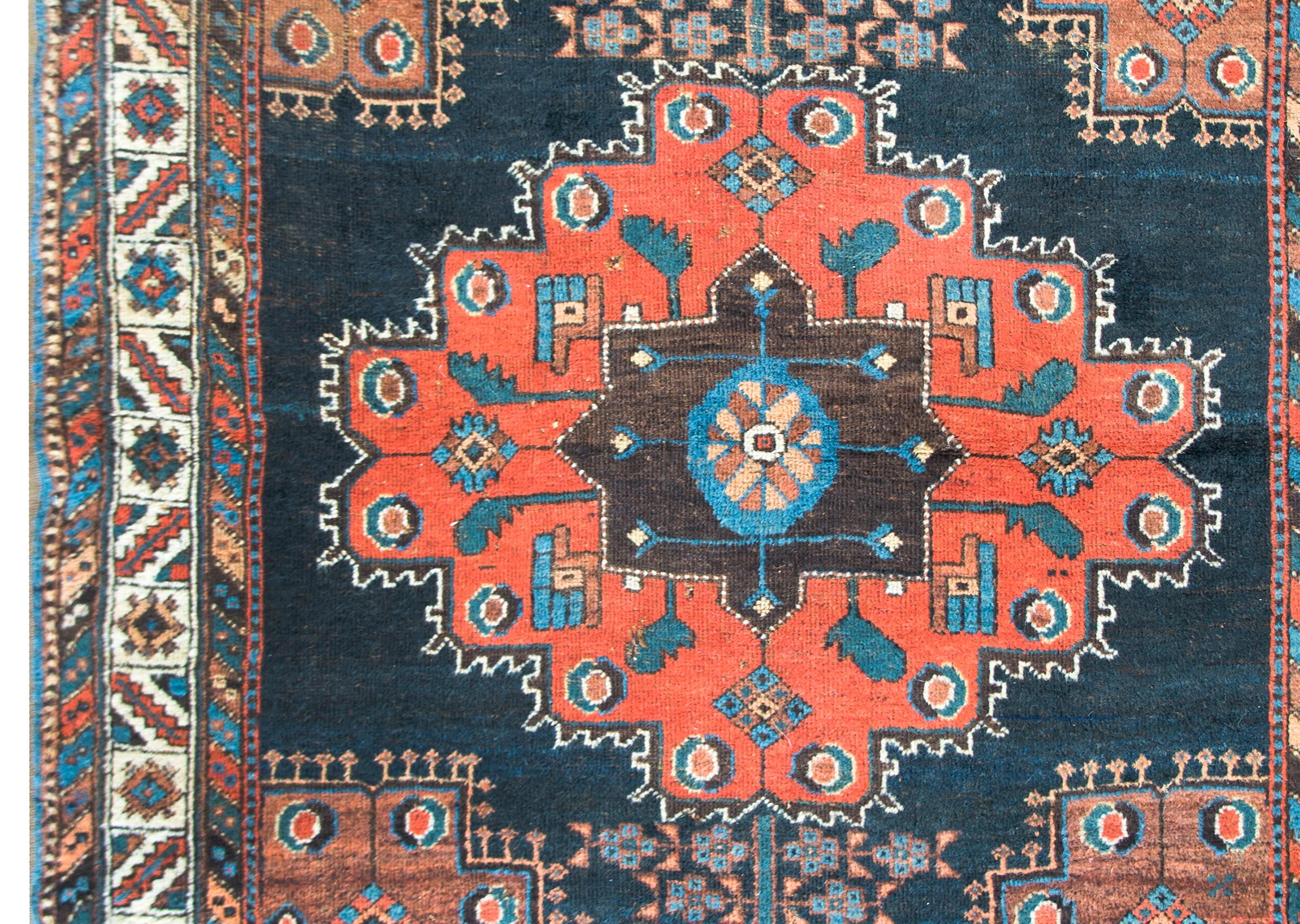 Early 20th Century Afshar Rug For Sale 1