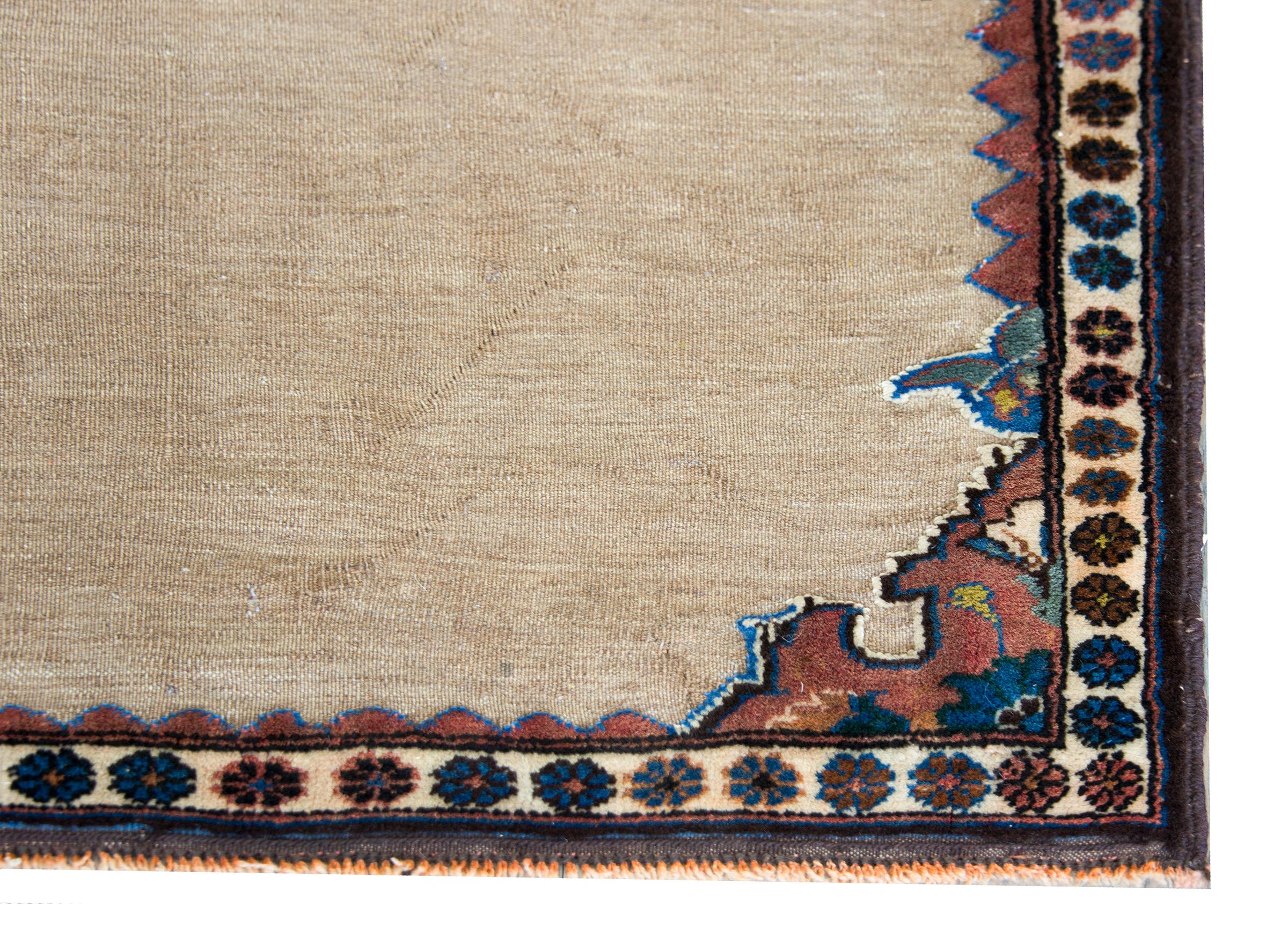 Early 20th Century, Afshar Sofreh Rug For Sale 2