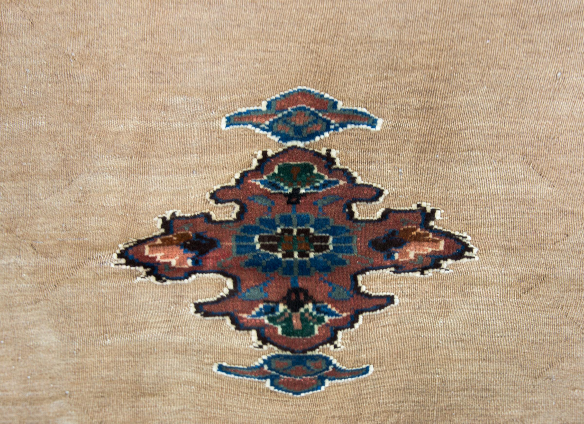 Afshar Sofreh Teppich aus dem frühen 20. Jahrhundert (Persisch) im Angebot