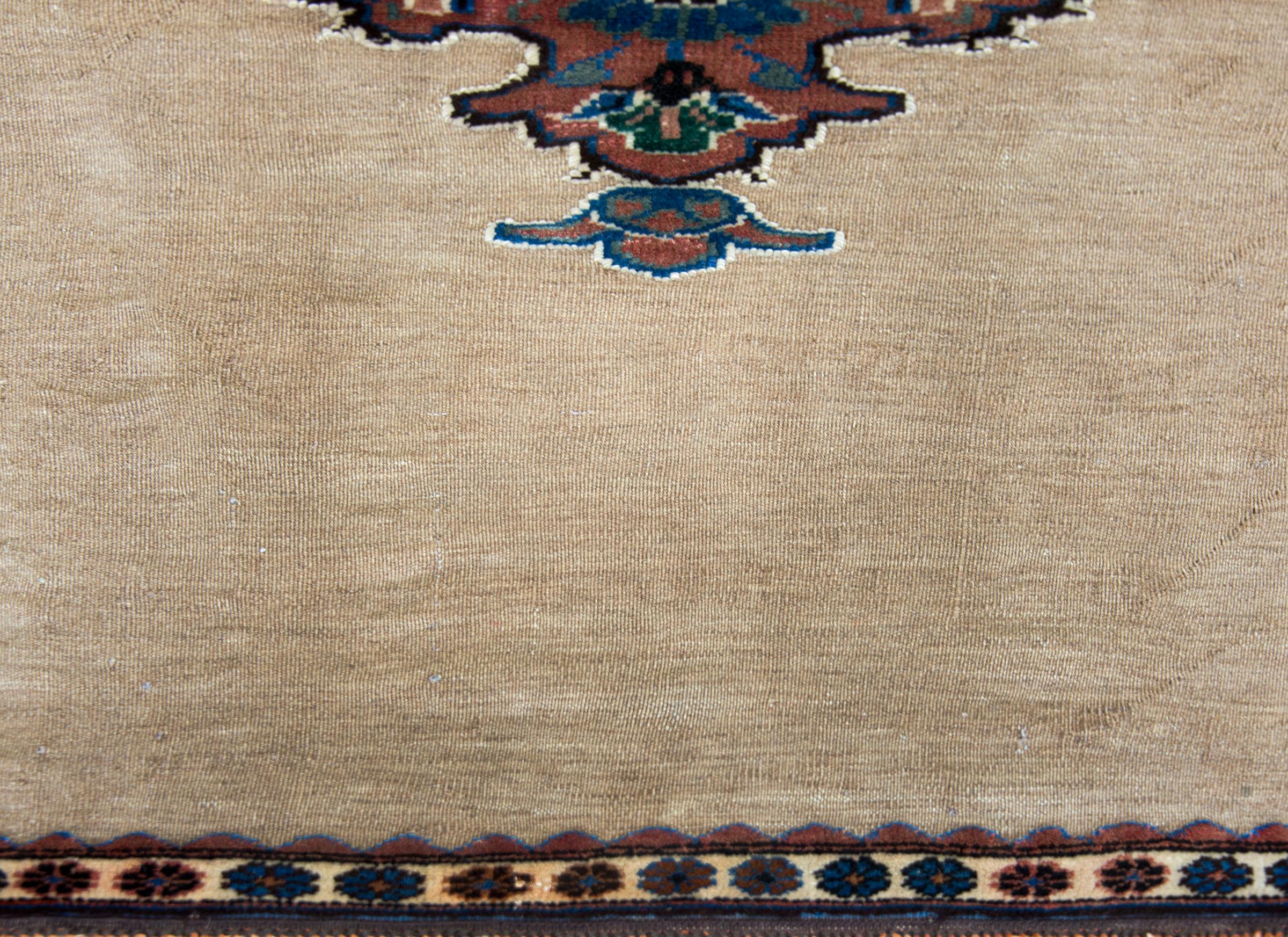 Wool Early 20th Century, Afshar Sofreh Rug For Sale