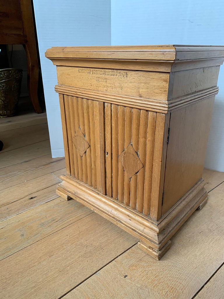 Early 20th Century Alfred Dunhill Cigar Humidor, Made in Cuba, Signed