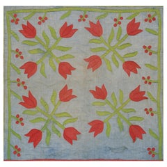 Early 20th Century American Amish Quilt ( 3' 7'' x 3' 9'' - 109 x 114 )