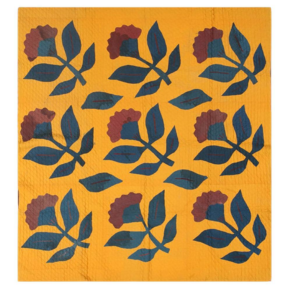 Early 20th Century American Amish Quilt ( 6' x 6'6" - 183 x 198 )