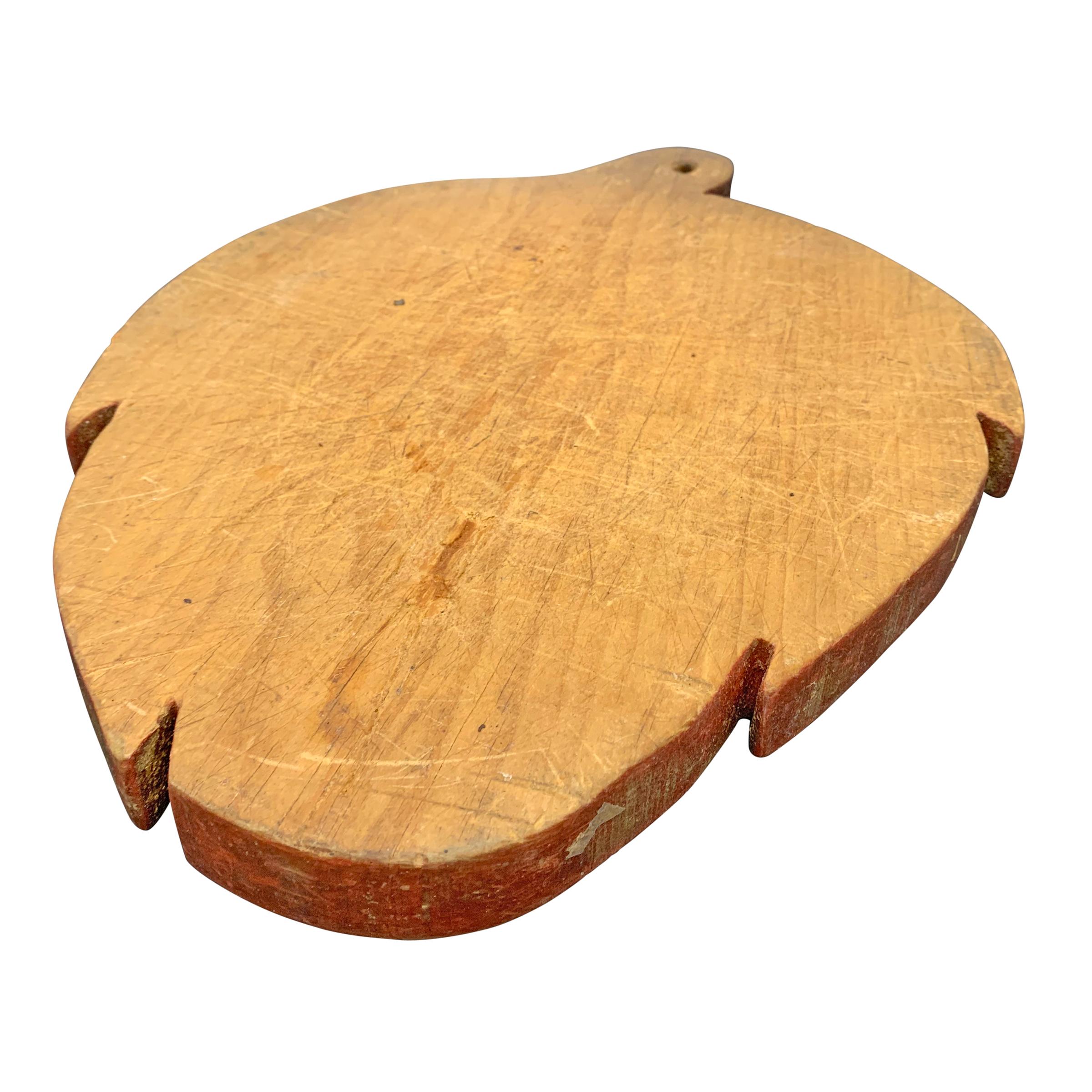 Early 20th Century American Artichoke Form Cutting Board 1