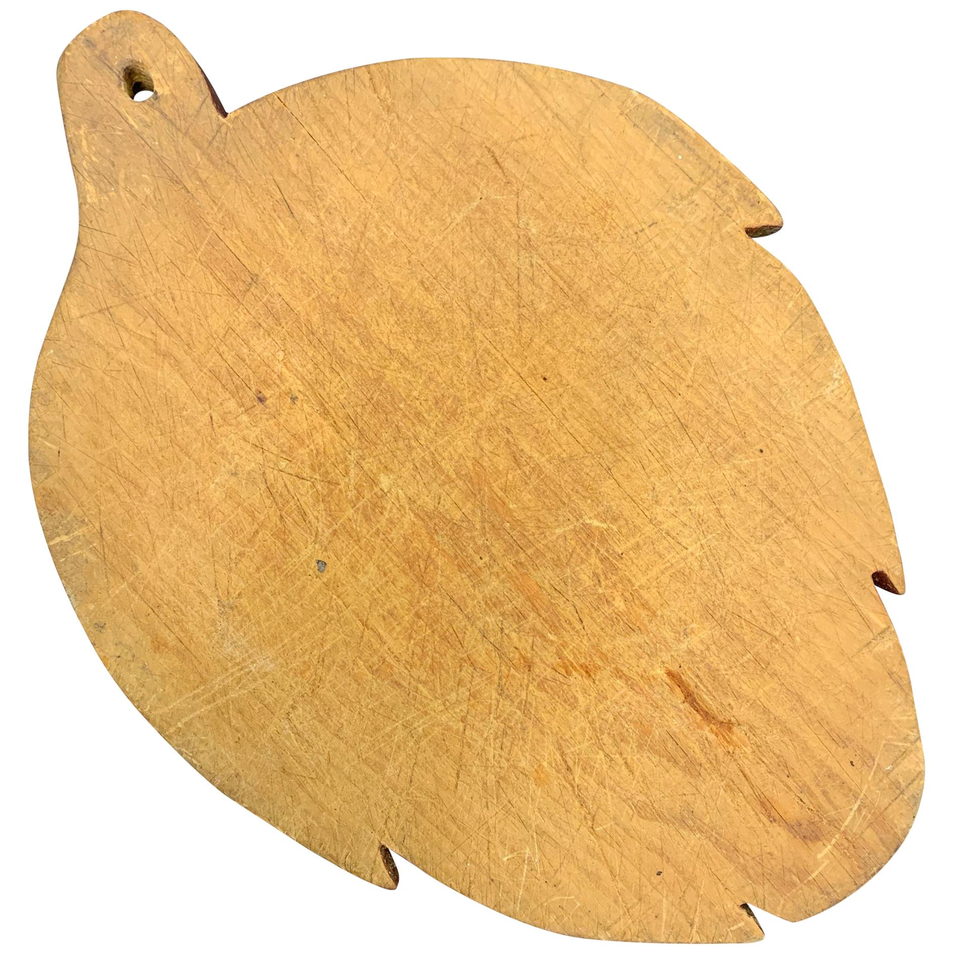 Early 20th Century American Artichoke Form Cutting Board
