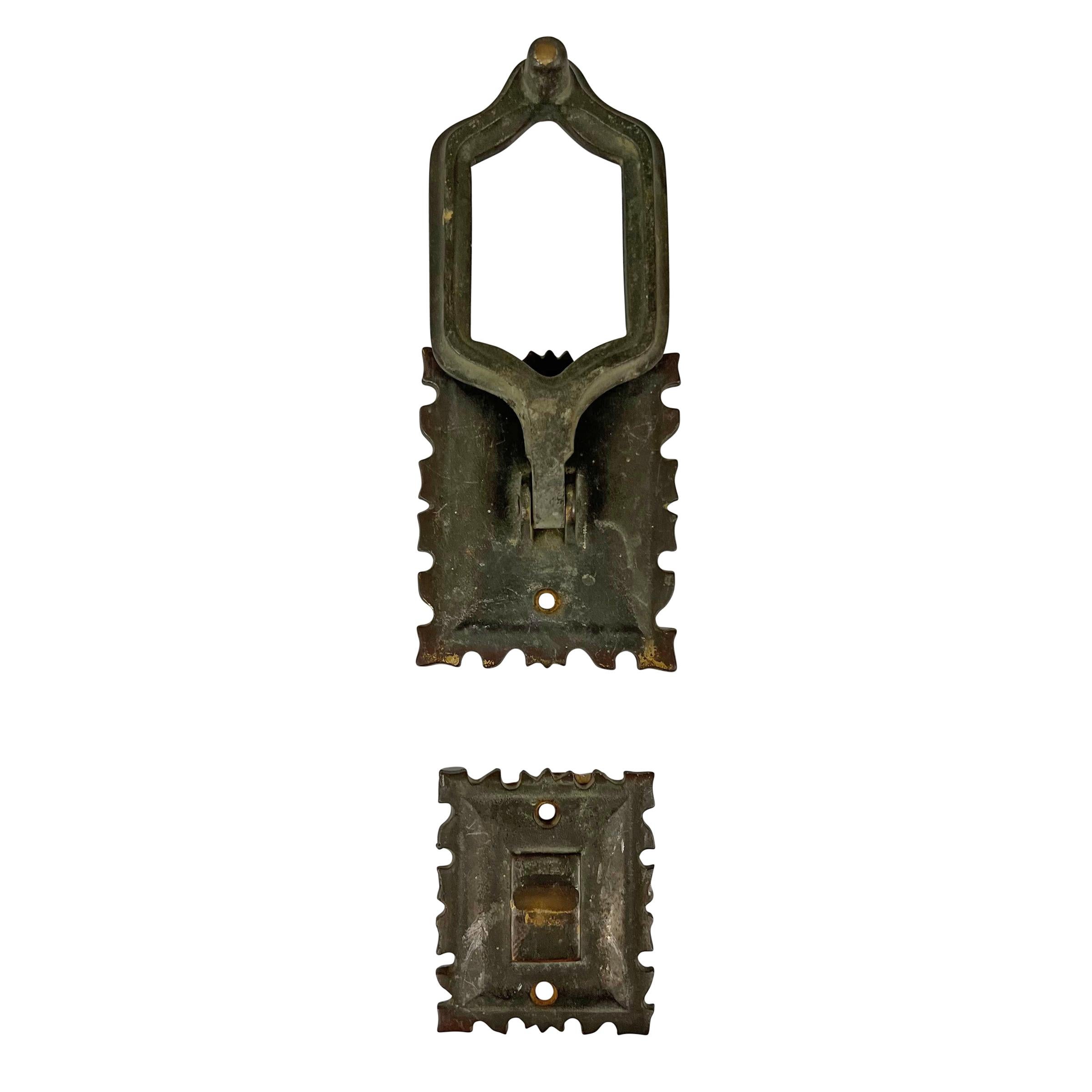 Early 20th Century American Arts and Crafts Doorknocker 1