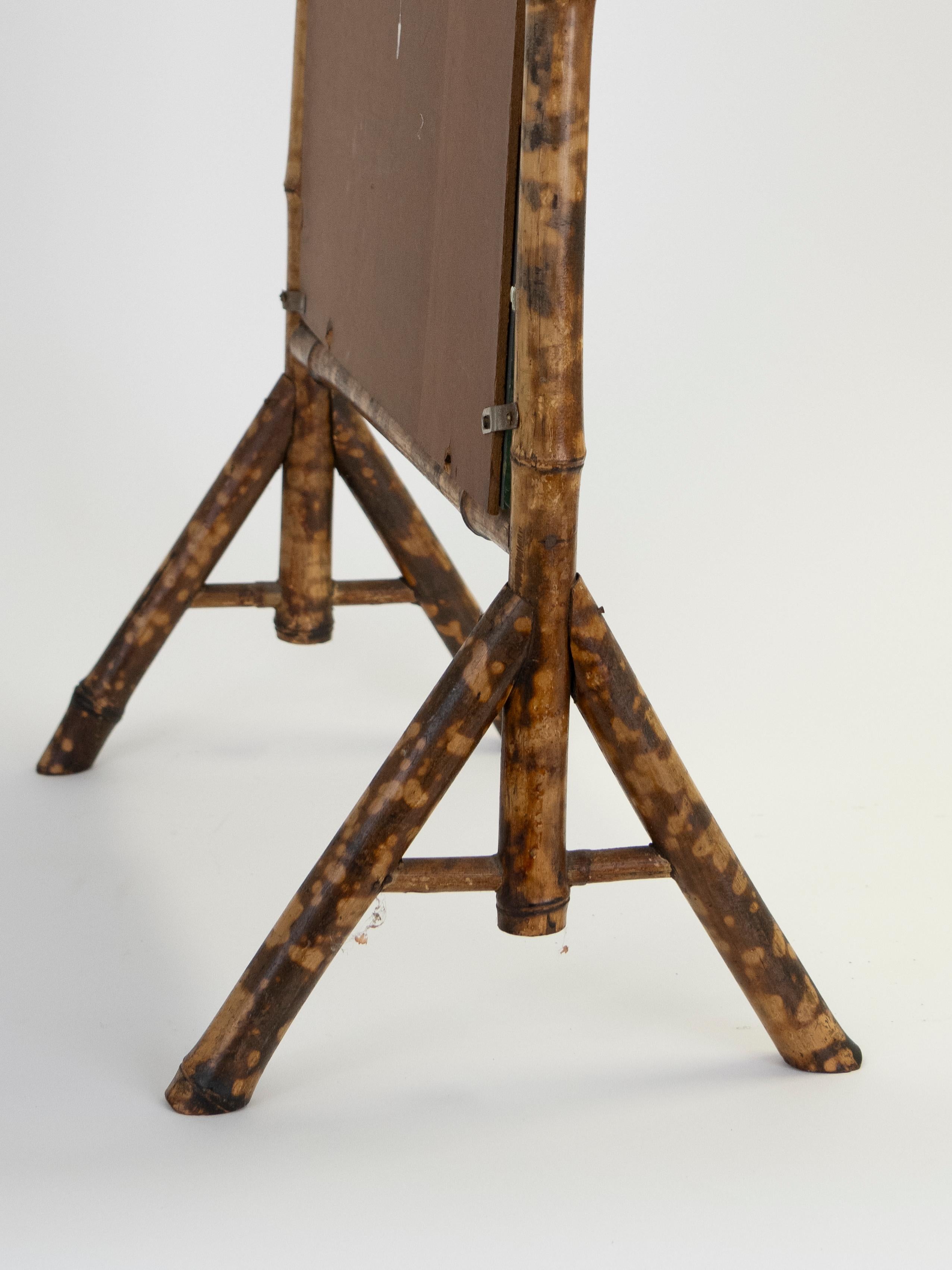 Early 20th Century American Bamboo Mirror For Sale 7