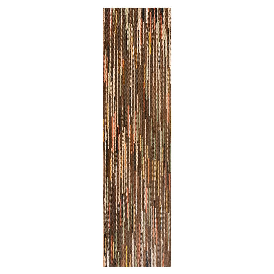Early 20th Century American Braided Rug ( 3'6'' x 13'9'' - 107 x 419 )