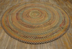 Early 20th Century American Braided Rug ( 8' x 8' - 245 x 245 )
