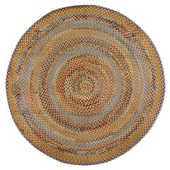 Tappeto a trecce americano dei primi del Novecento ( 8' x 8' - 245 x 245 )