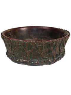 Early 20th Century American Bronze "Marsh Marigold" Planter by, Tiffany Studios