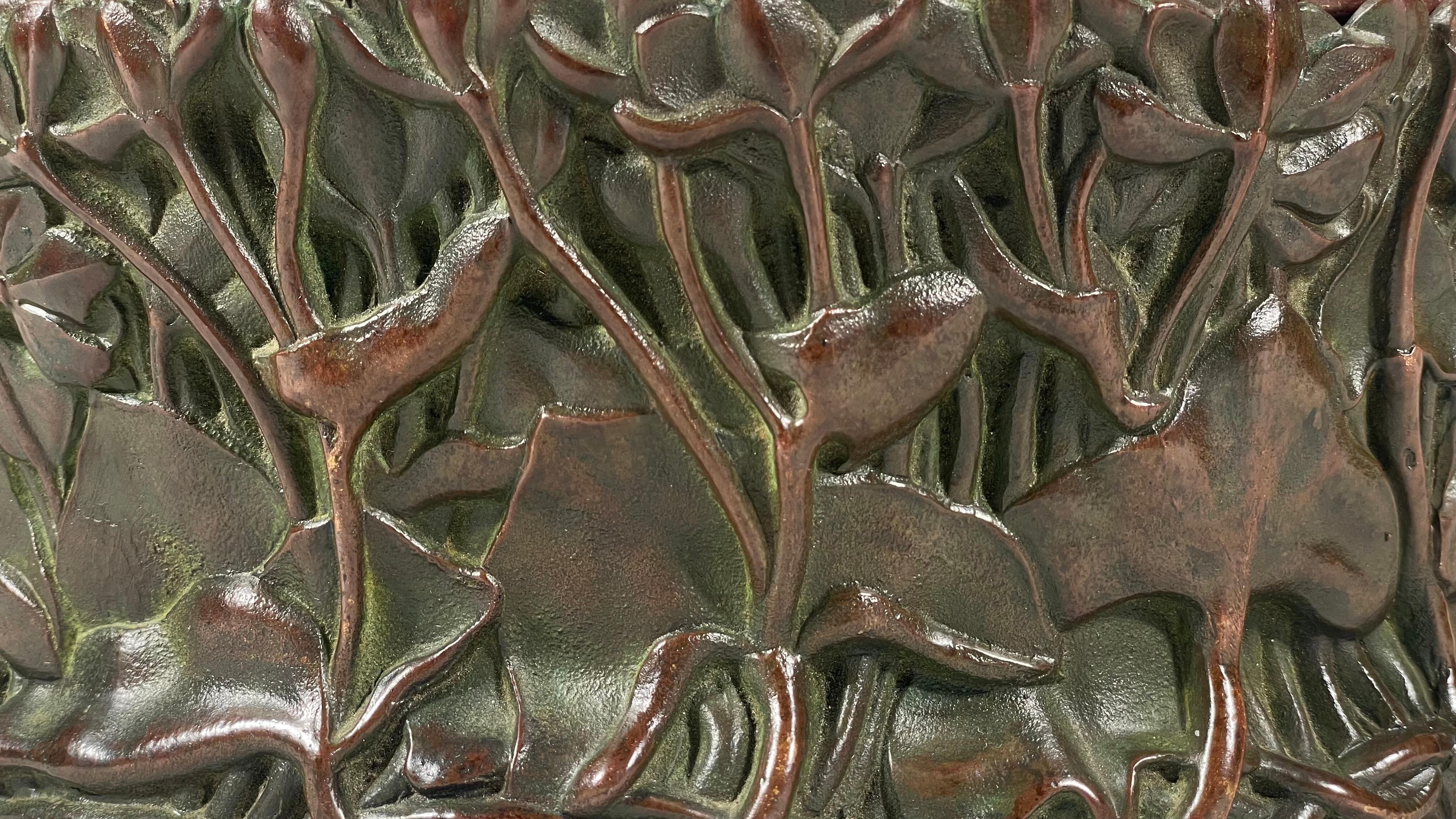 Art Nouveau Early 20th Century American Bronze 