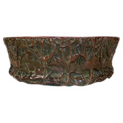 Jardinière américaine en bronze « Marsh Marigold » du début du 20e siècle par Tiffany Studios