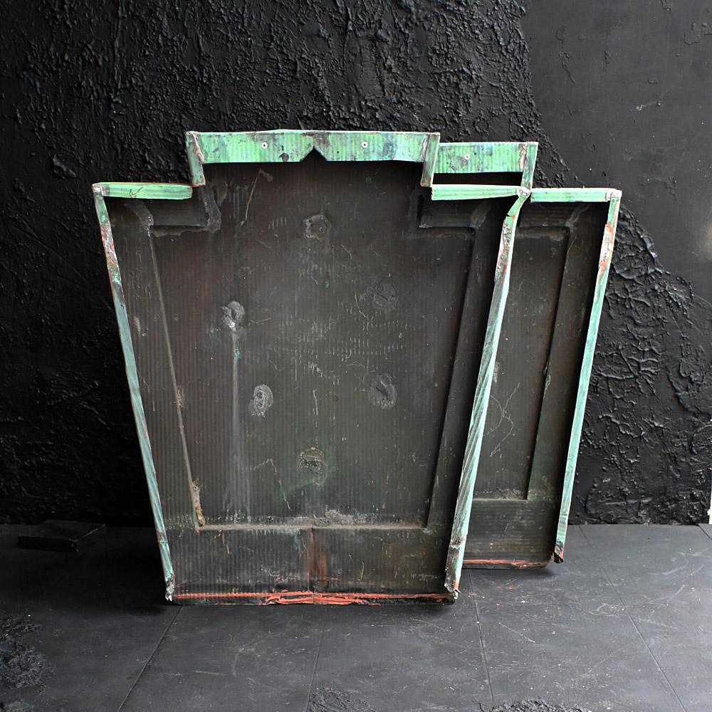 Early 20th century American building copper panels For Sale 5